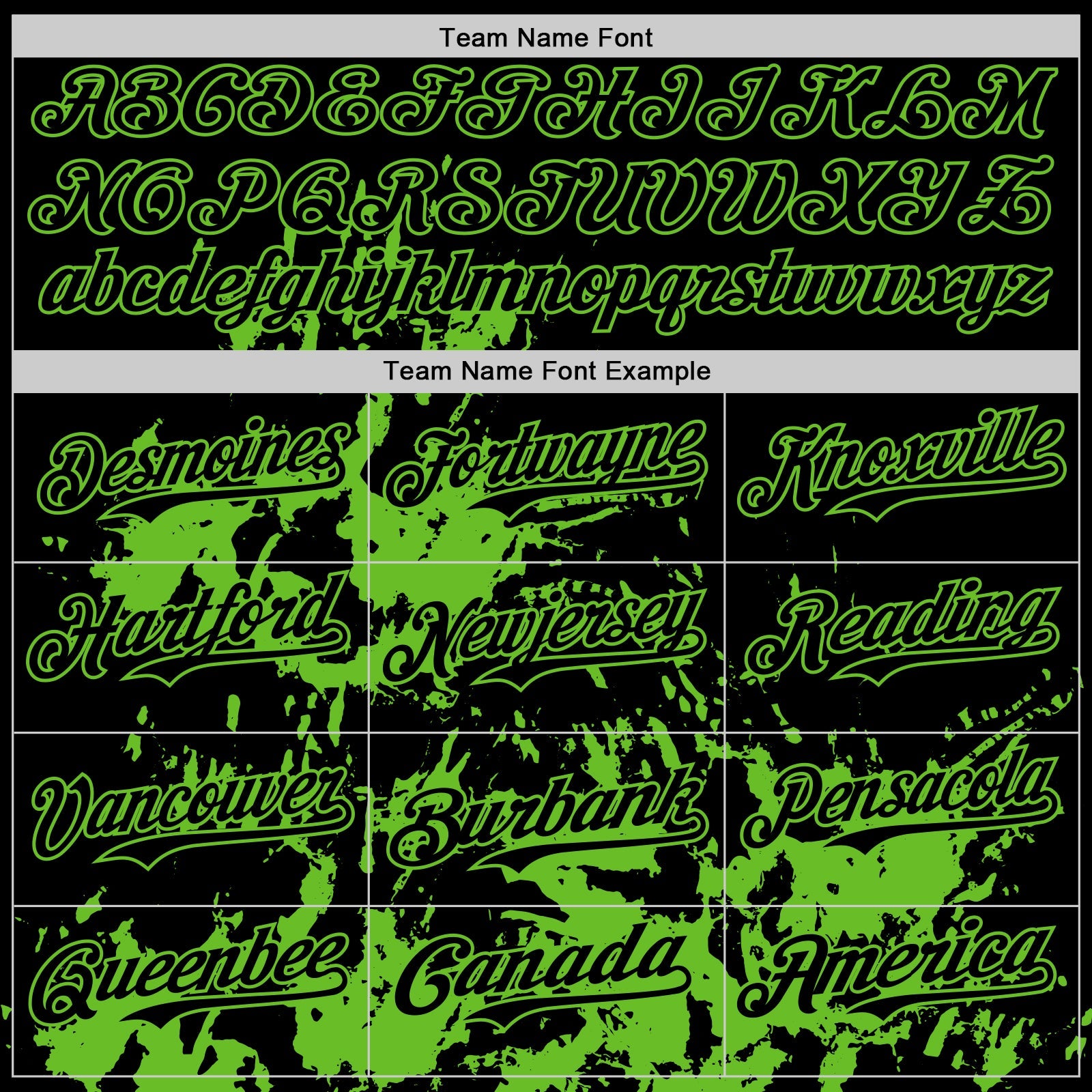 Custom Black Grass Green Splatter Authentic Baseball Jersey view 4