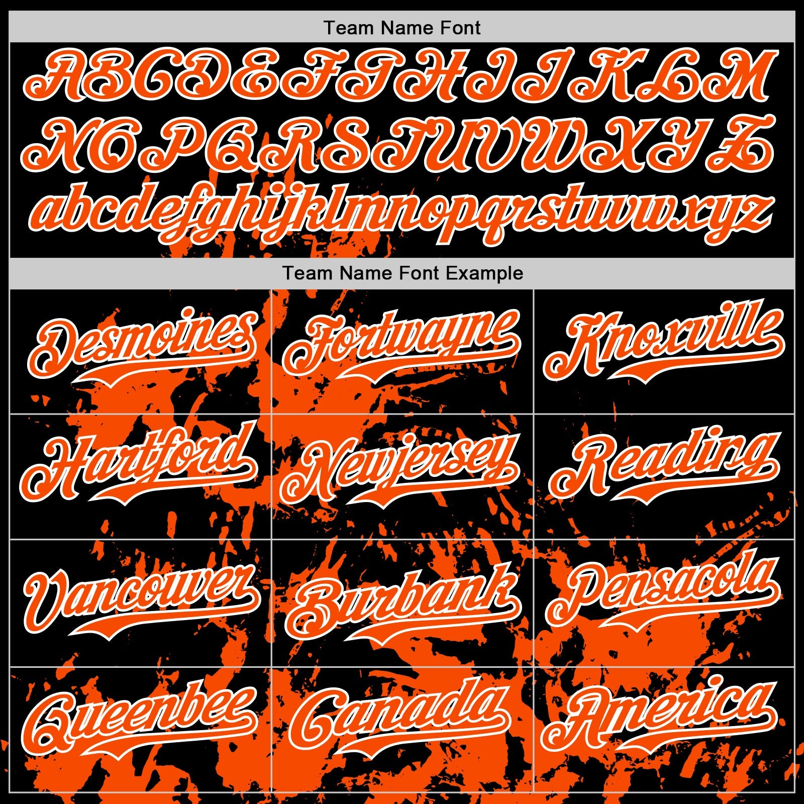 Custom Black Orange-White Splatter Authentic Baseball Jersey view 4