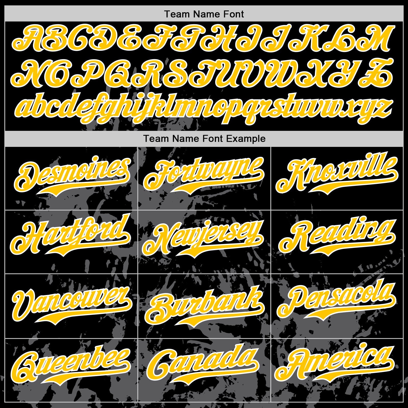 Custom Black Yellow White-Gray Splatter Authentic Baseball Jersey view 4