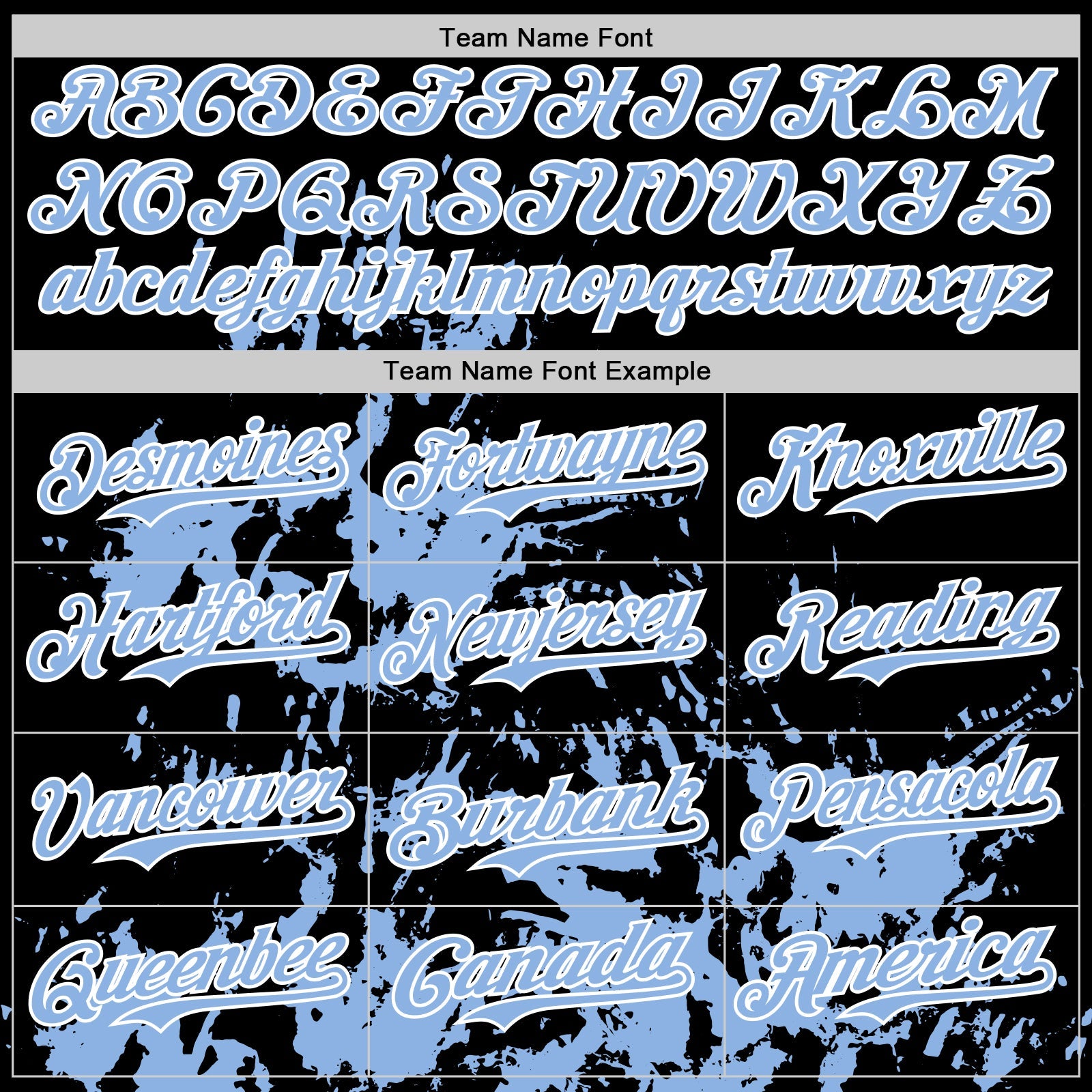 Custom Black Light Blue-White Splatter Authentic Baseball Jersey view 4