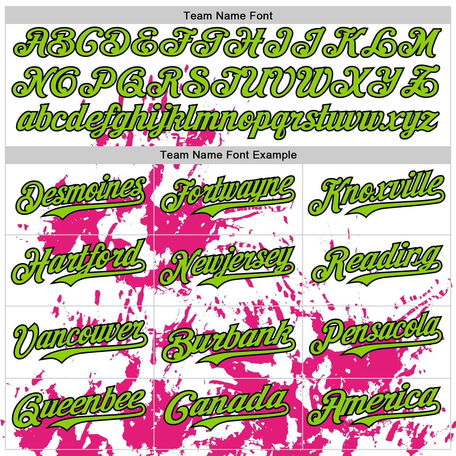 Custom White Neon Green Black-Pink Splatter Authentic Baseball Jersey view 4