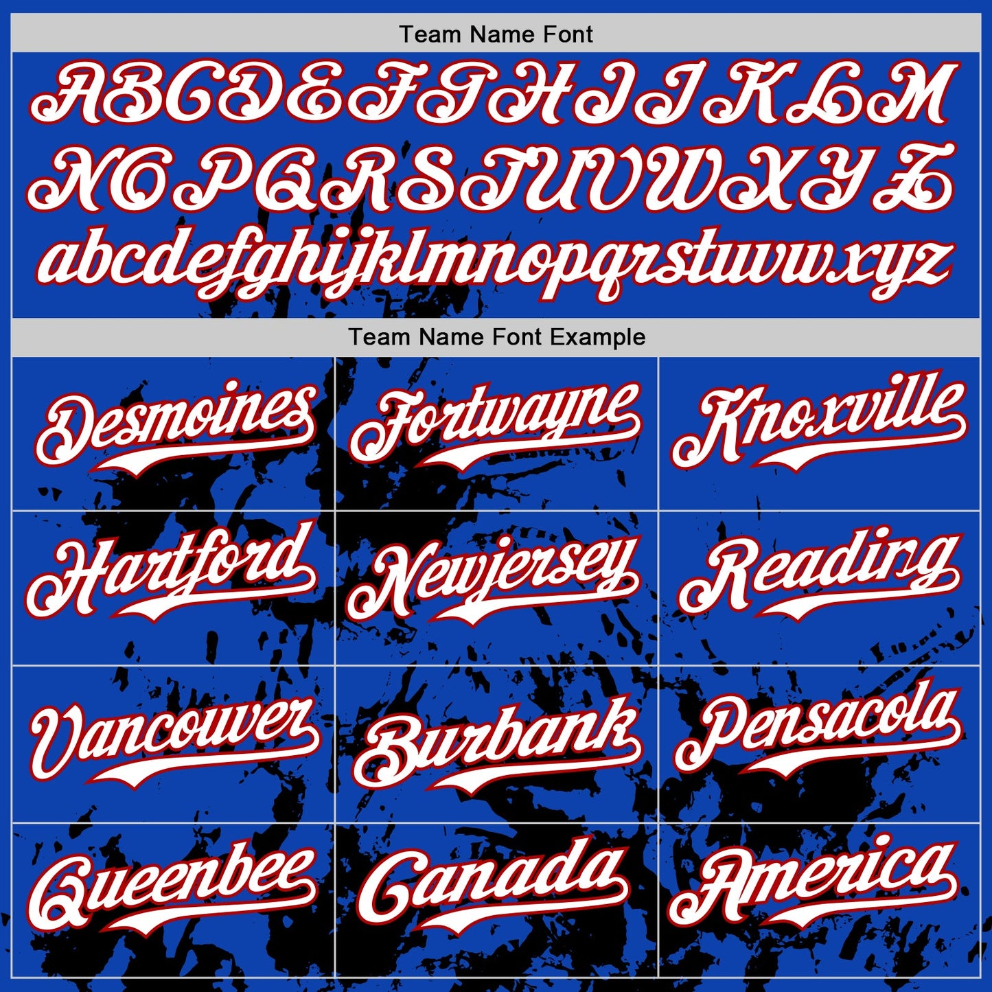Custom Thunder Blue White Red-Black Splatter Authentic Baseball Jersey view 4