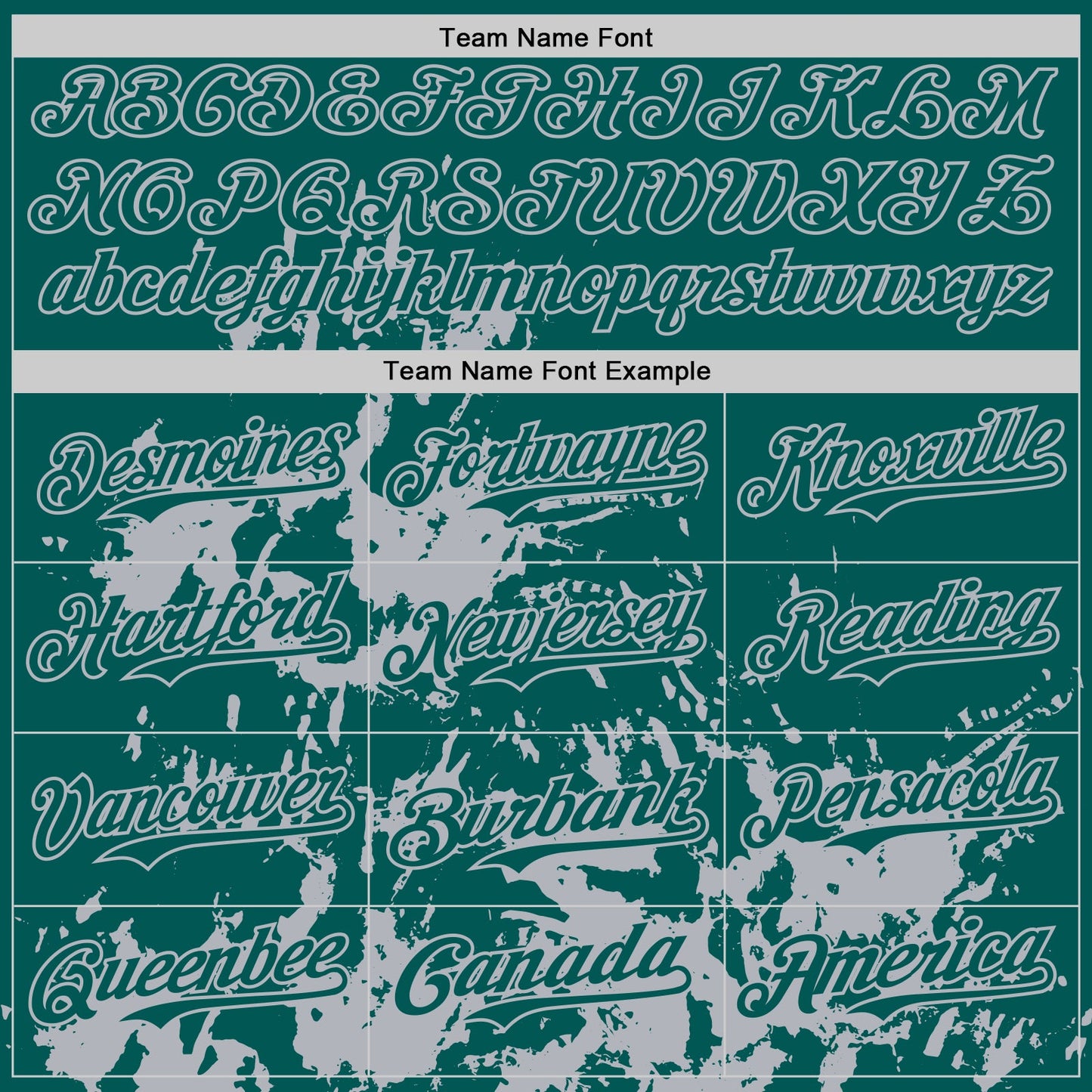 Custom Midnight Green Gray Splatter Authentic Baseball Jersey view 4