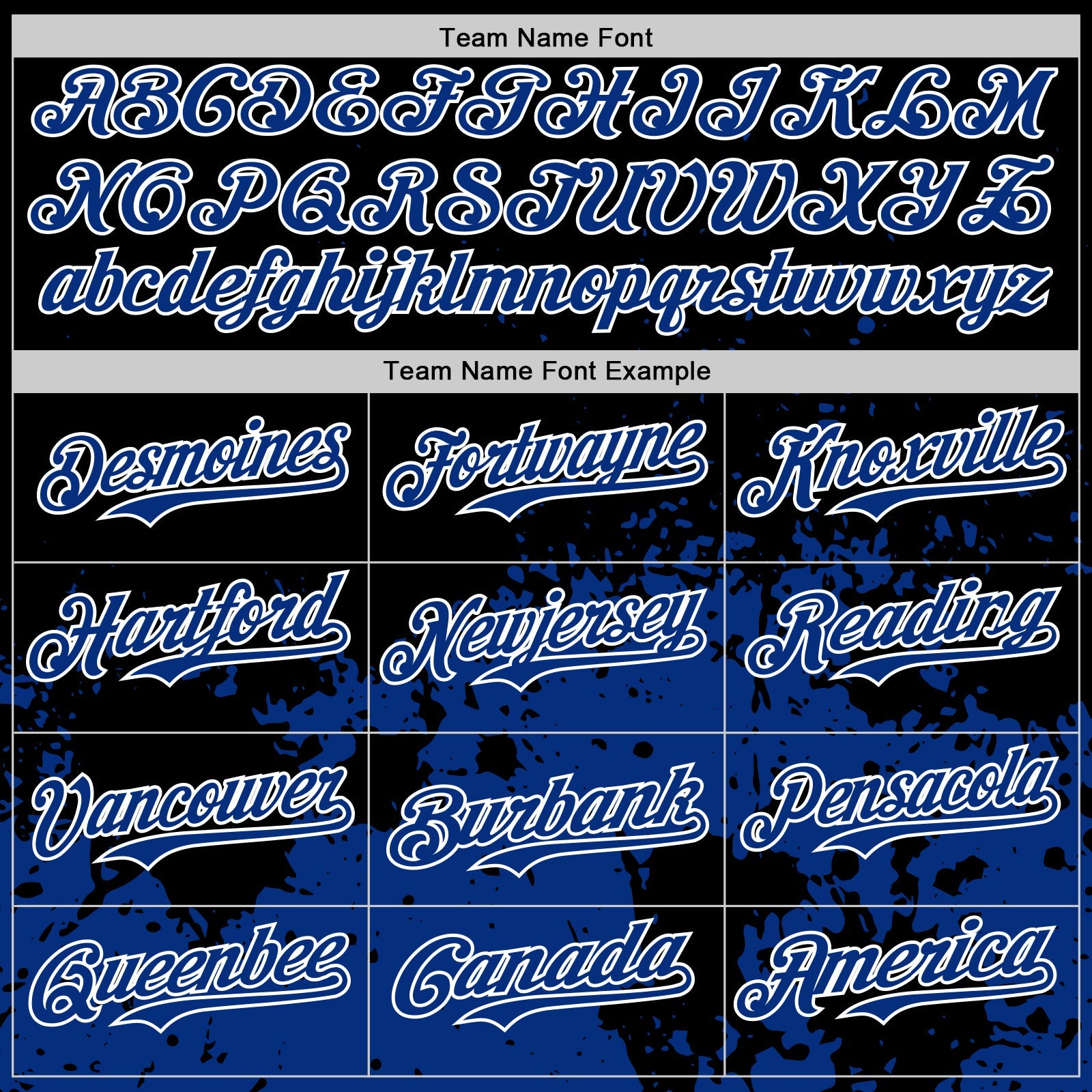 Custom Black Royal-White Abstract Splatter Grunge Authentic Baseball Jersey view 4