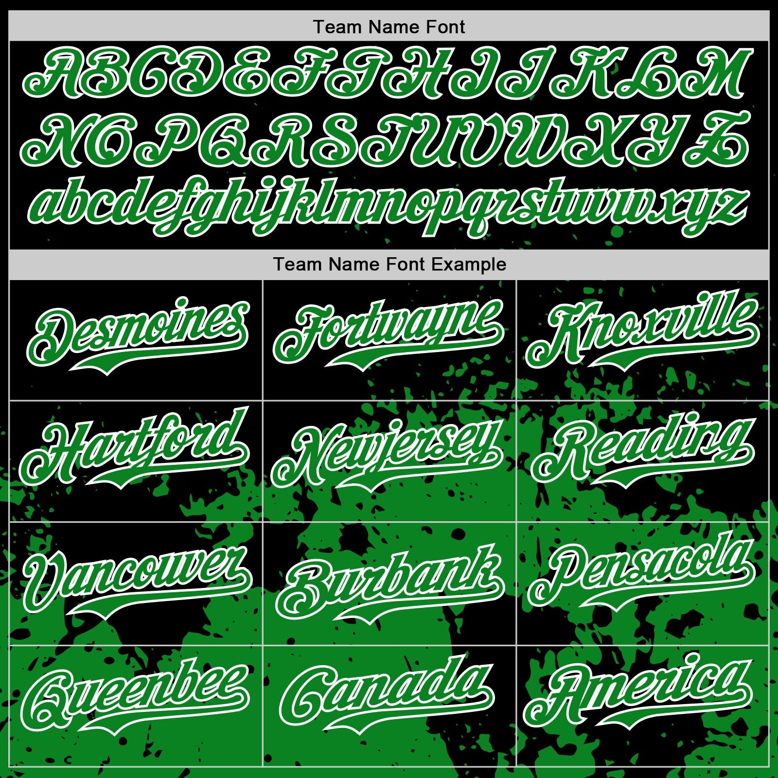 Custom Black Grass Green-White Abstract Splatter Grunge Authentic Baseball Jersey view 4