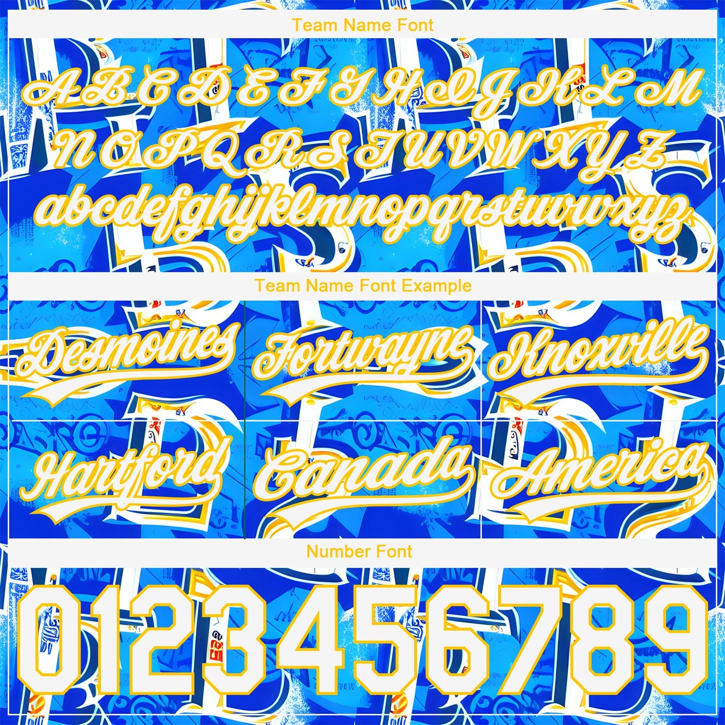 Custom Royal White-Yellow 3D Pattern Ocean Graphic Geometry Authentic Basketball Shorts view 3