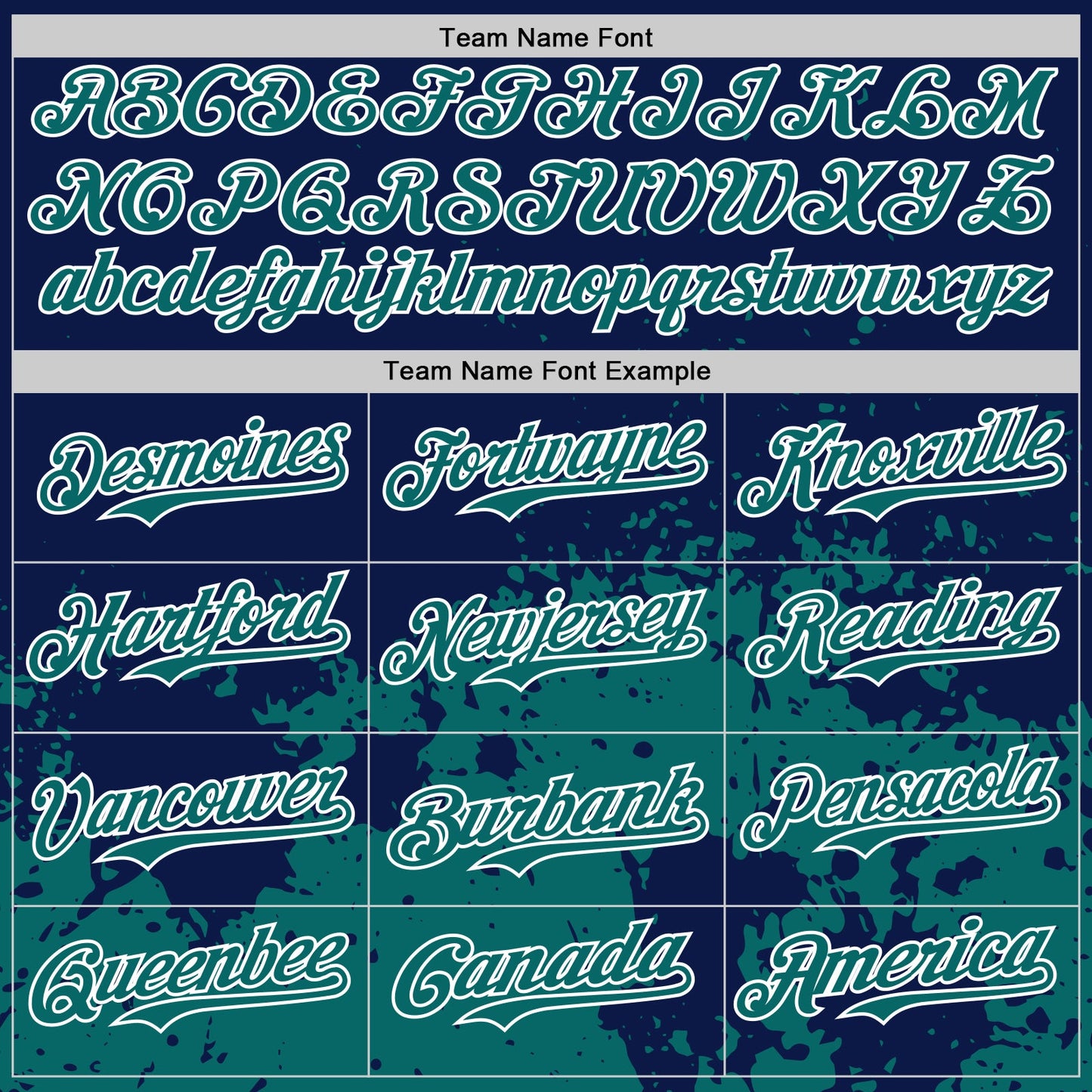 Custom Navy Teal-White Abstract Splatter Grunge Authentic Baseball Jersey view 4