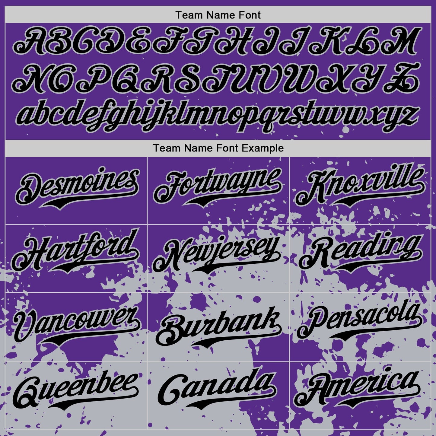 Custom Purple Black-Gray Abstract Splatter Grunge Authentic Baseball Jersey view 4