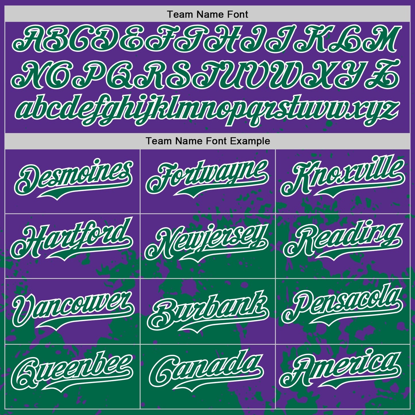 Custom Purple Kelly Green-White Abstract Splatter Grunge Authentic Baseball Jersey view 4