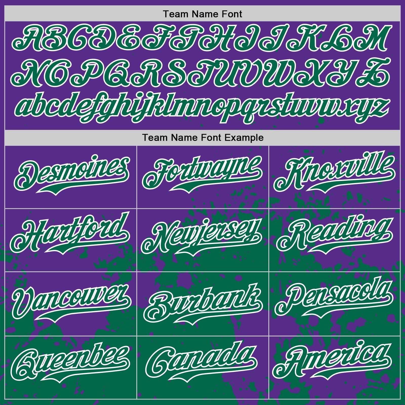 Custom Purple Kelly Green-White Abstract Splatter Grunge Authentic Baseball Jersey view 4