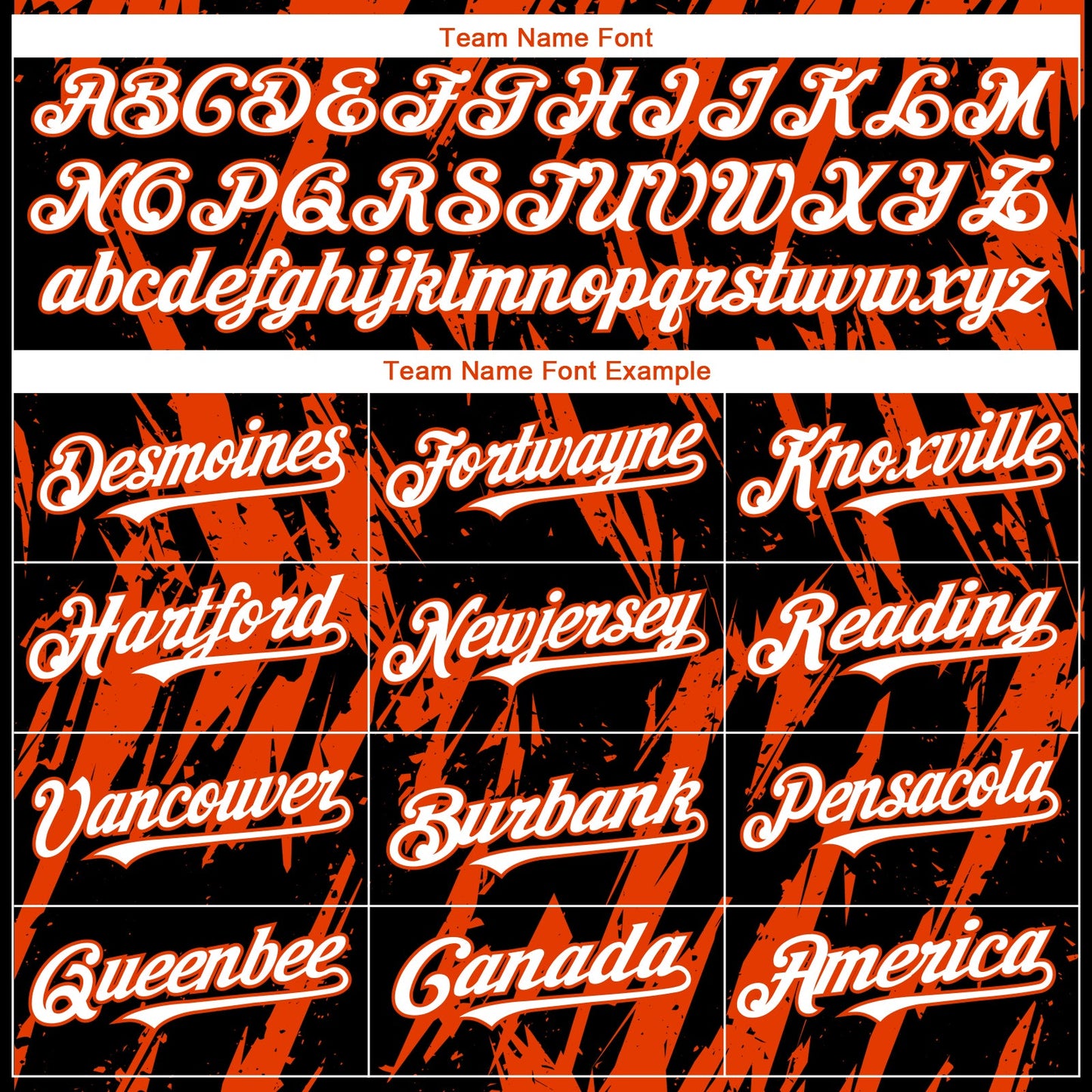 Custom Black White-Orange Splatter Torn Sharp Brush Stroke Authentic Baseball Jersey view 4