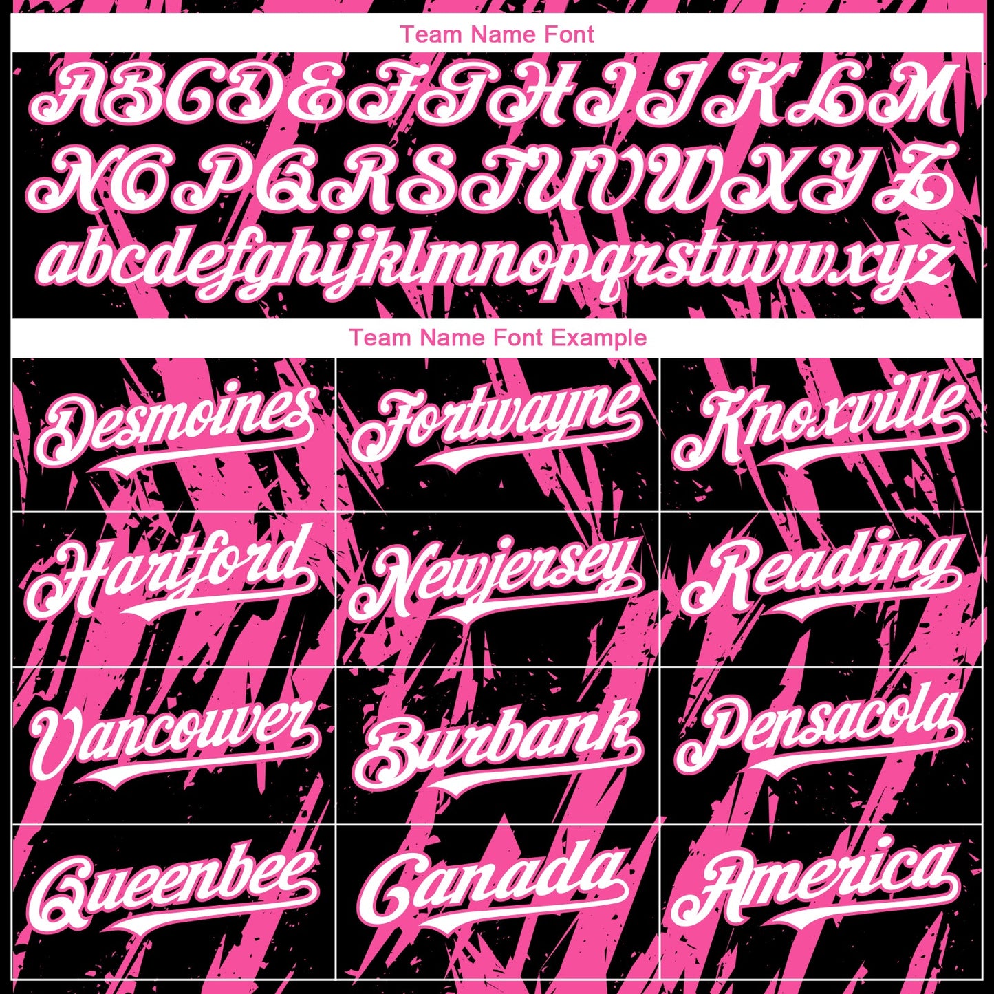 Custom Black White-Pink Splatter Torn Sharp Brush Stroke Authentic Baseball Jersey view 4