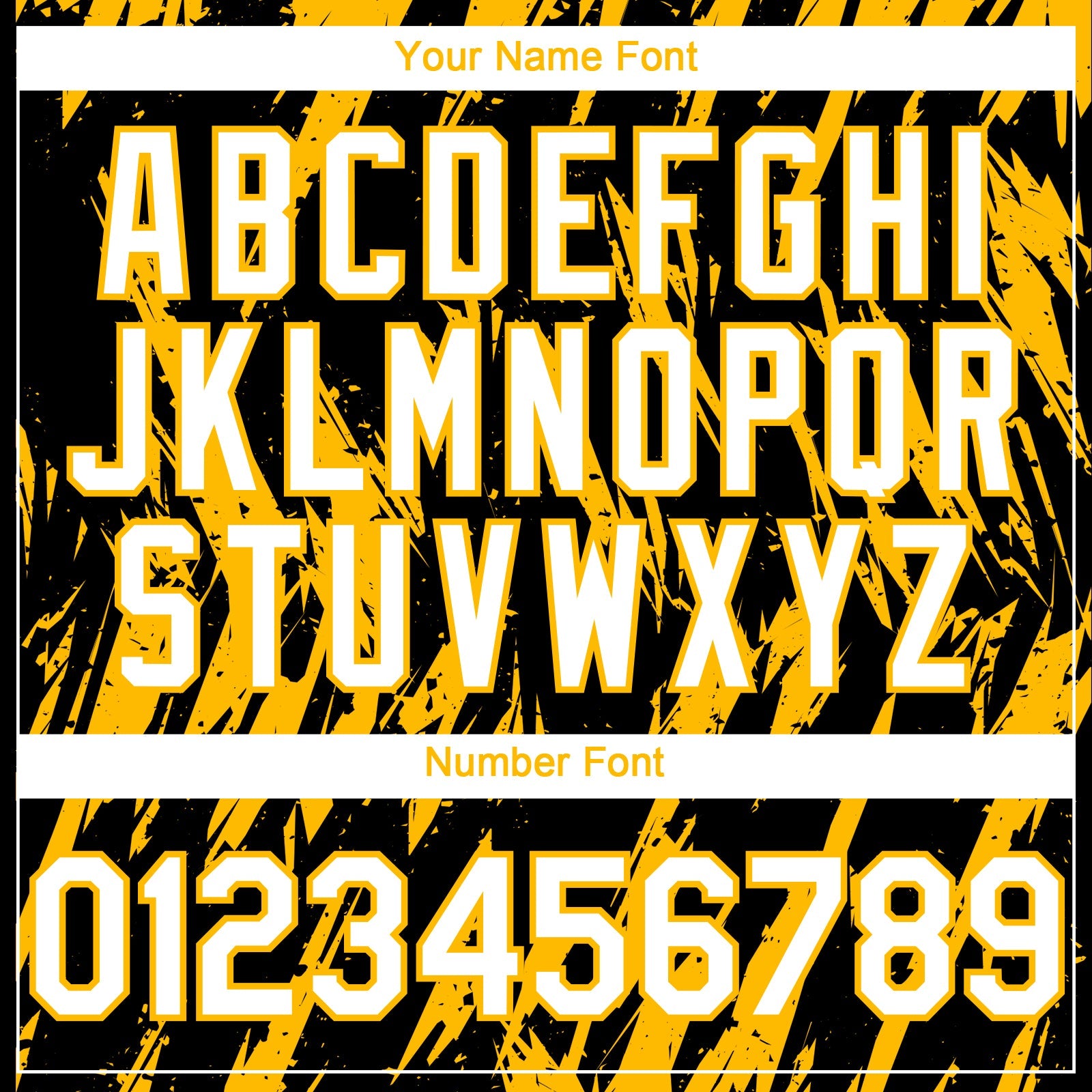 Custom Black White-Gold Splatter Torn Sharp Brush Stroke Authentic Baseball Jersey view 5