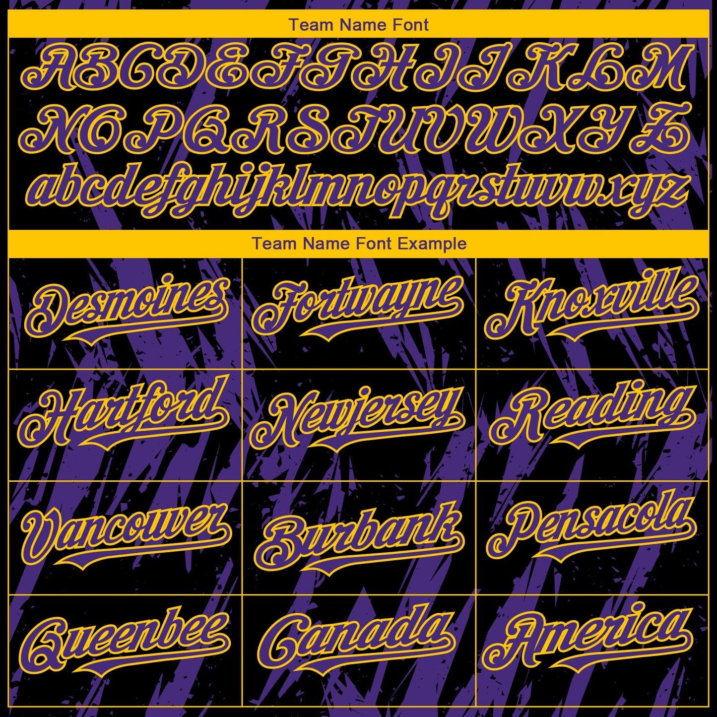 Custom Black Purple-Yellow Splatter Torn Sharp Brush Stroke Authentic Baseball Jersey view 4
