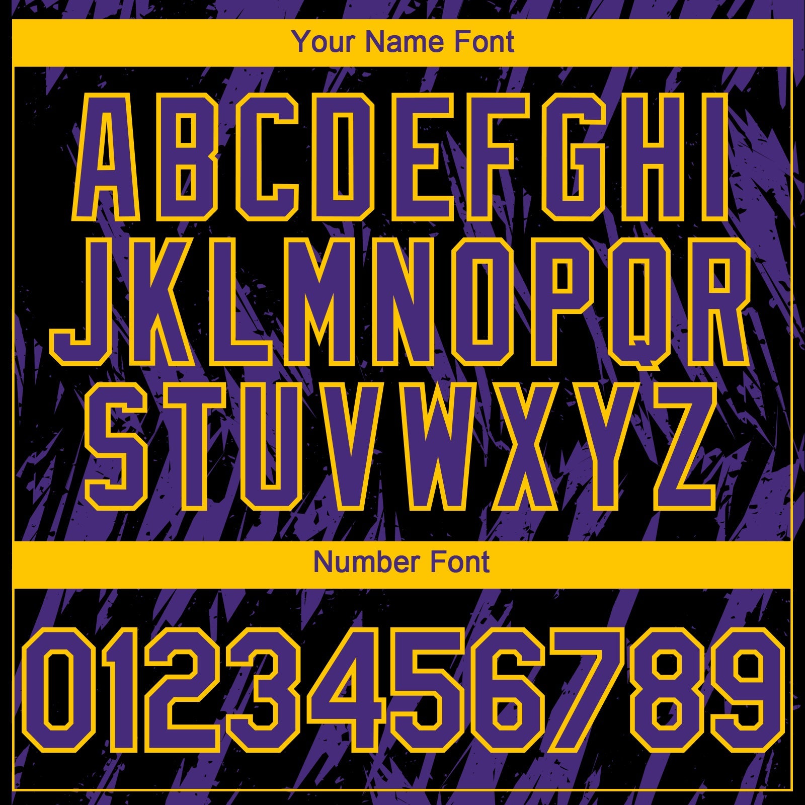 Custom Black Purple-Yellow Splatter Torn Sharp Brush Stroke Authentic Baseball Jersey view 5