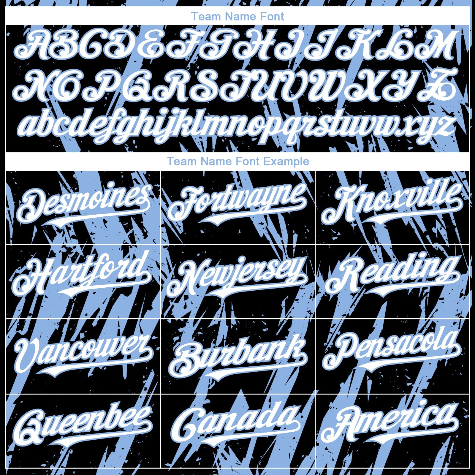 Custom Black White-Light Blue Splatter Torn Sharp Brush Stroke Authentic Baseball Jersey view 4