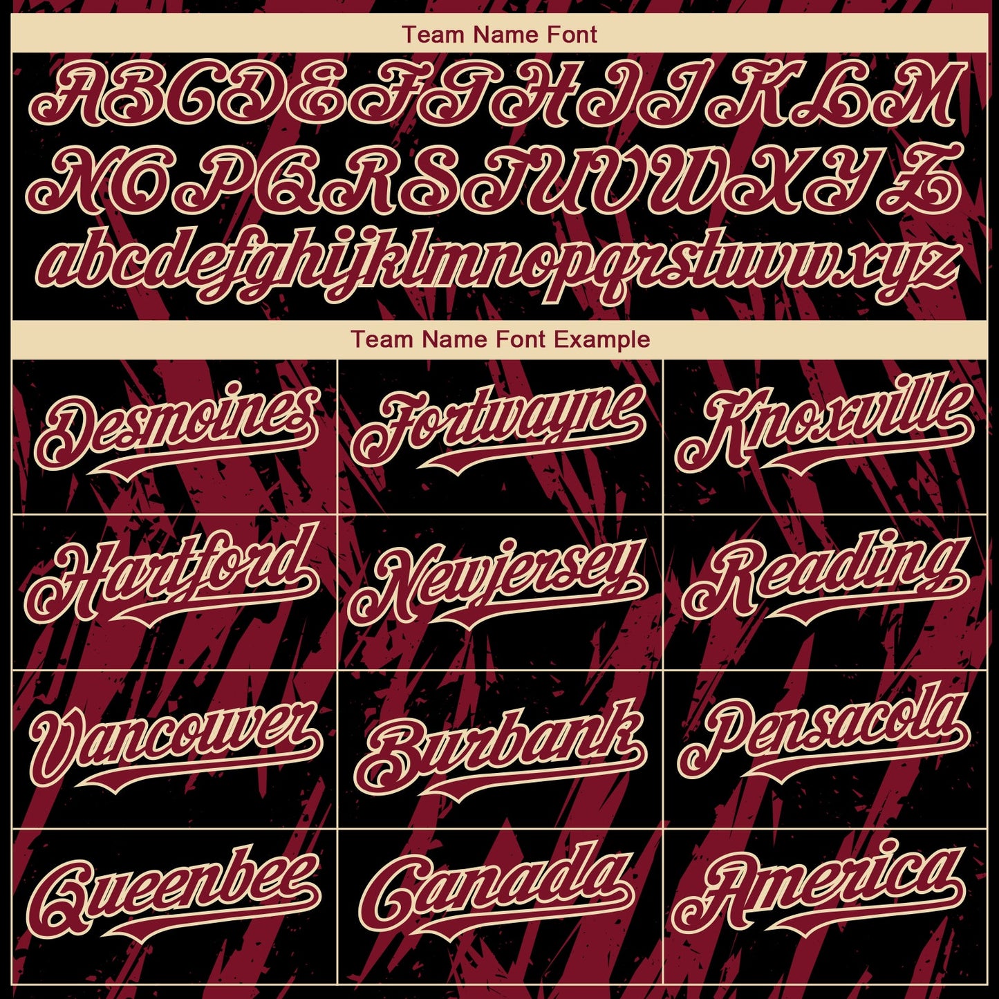 Custom Black Crimson-Cream Splatter Torn Sharp Brush Stroke Authentic Baseball Jersey view 4