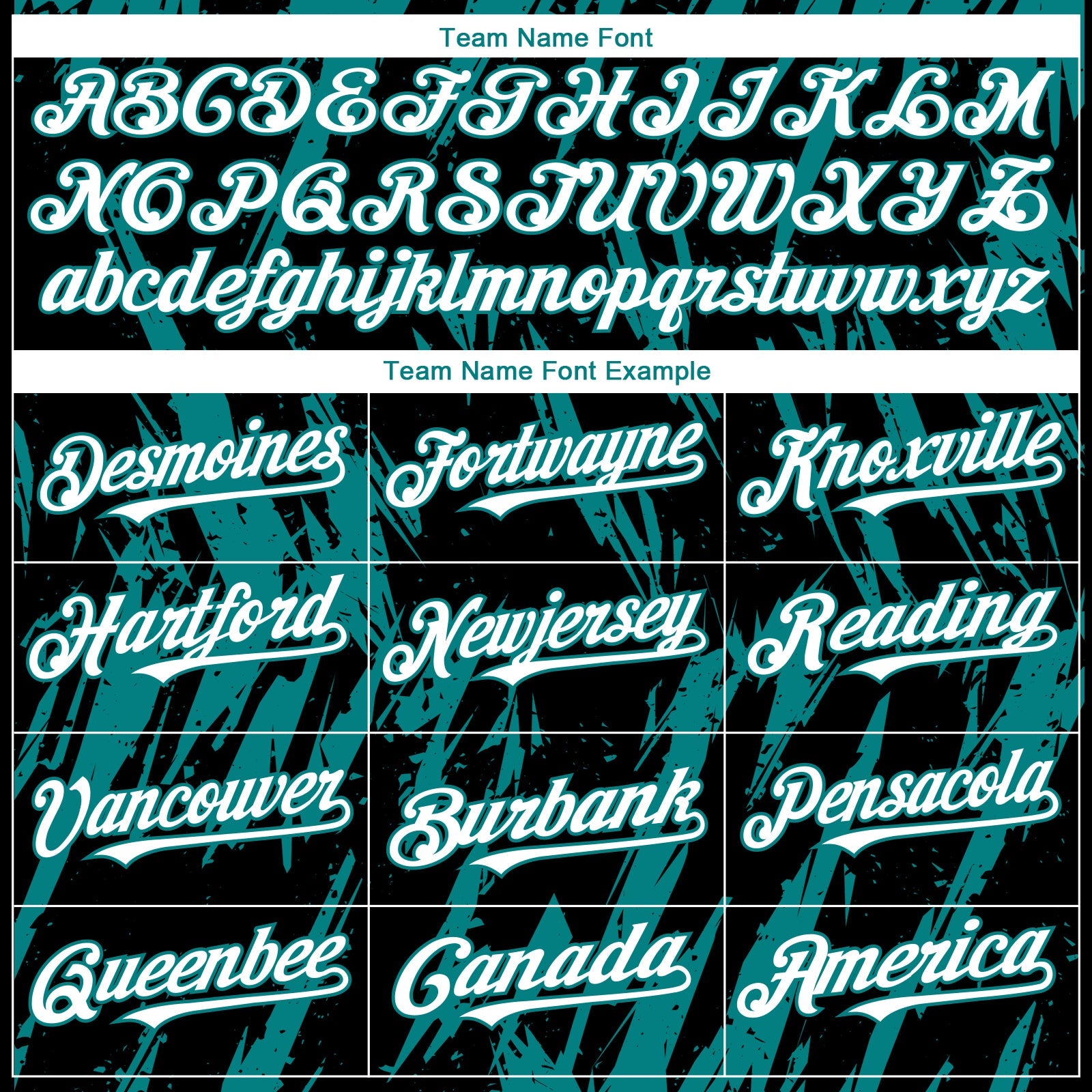 Custom Black White-Teal Splatter Torn Sharp Brush Stroke Authentic Baseball Jersey view 4