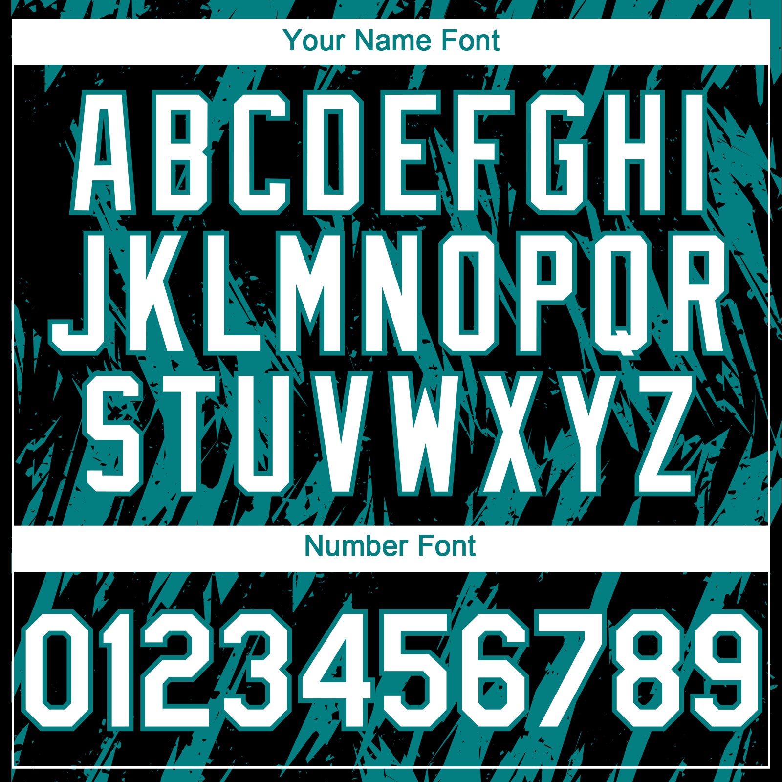 Custom Black White-Teal Splatter Torn Sharp Brush Stroke Authentic Baseball Jersey view 5