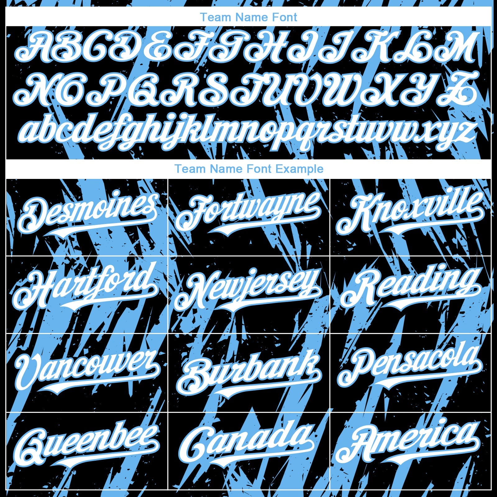 Custom Black White-Sky Blue Splatter Torn Sharp Brush Stroke Authentic Baseball Jersey view 4