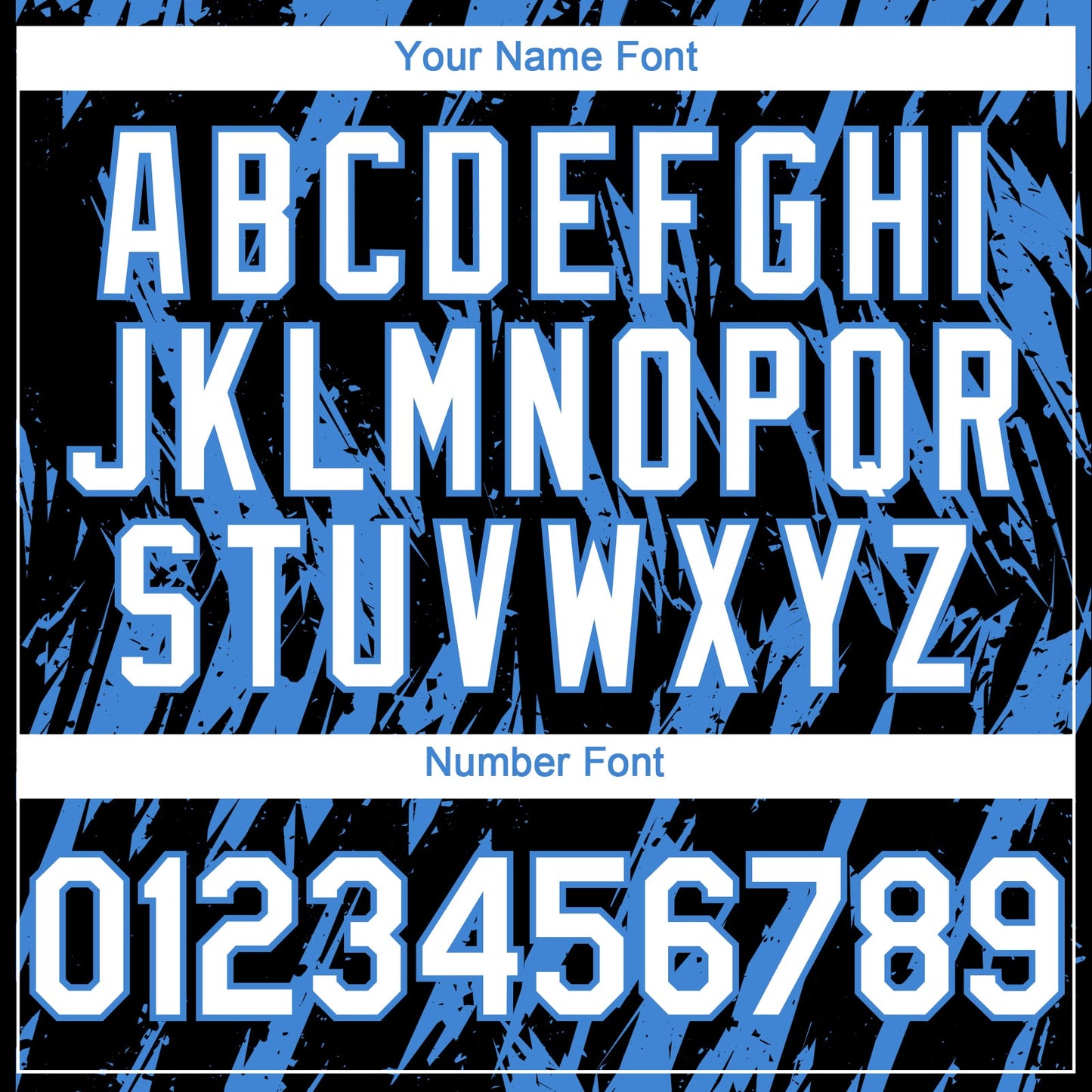 Custom Black White-Powder Blue Splatter Torn Sharp Brush Stroke Authentic Baseball Jersey view 5