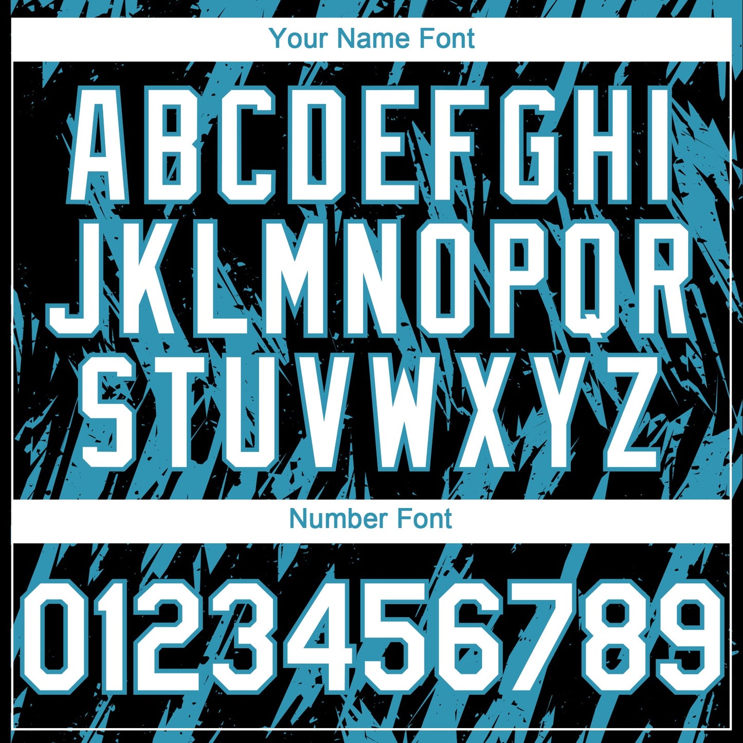 Custom Black White-Panther Blue Splatter Torn Sharp Brush Stroke Authentic Baseball Jersey view 5