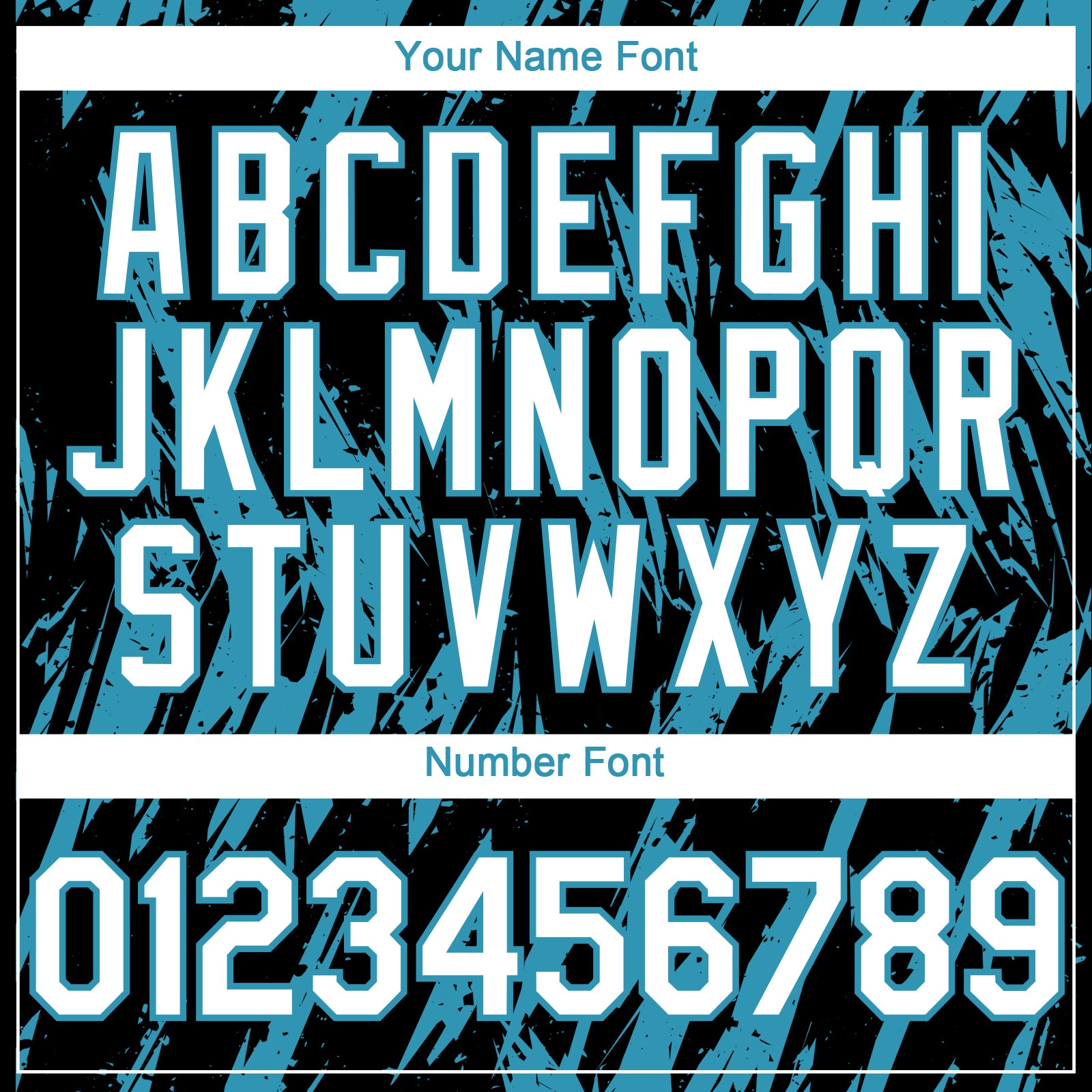 Custom Black White-Panther Blue Splatter Torn Sharp Brush Stroke Authentic Baseball Jersey view 5