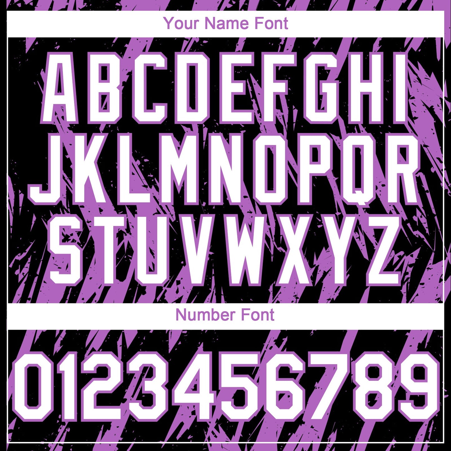 Custom Black White-Medium Purple Splatter Torn Sharp Brush Stroke Authentic Baseball Jersey view 5