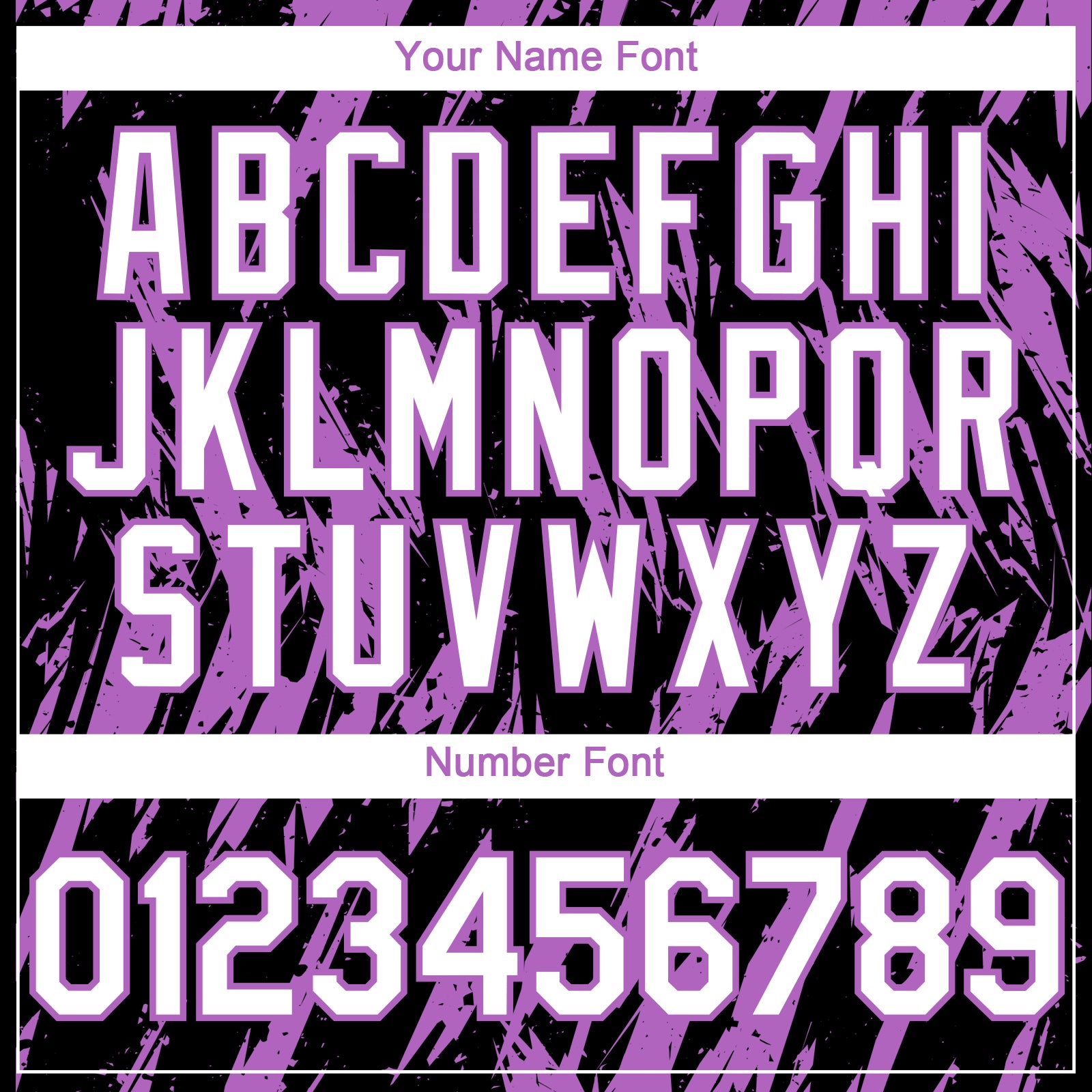 Custom Black White-Medium Purple Splatter Torn Sharp Brush Stroke Authentic Baseball Jersey view 5
