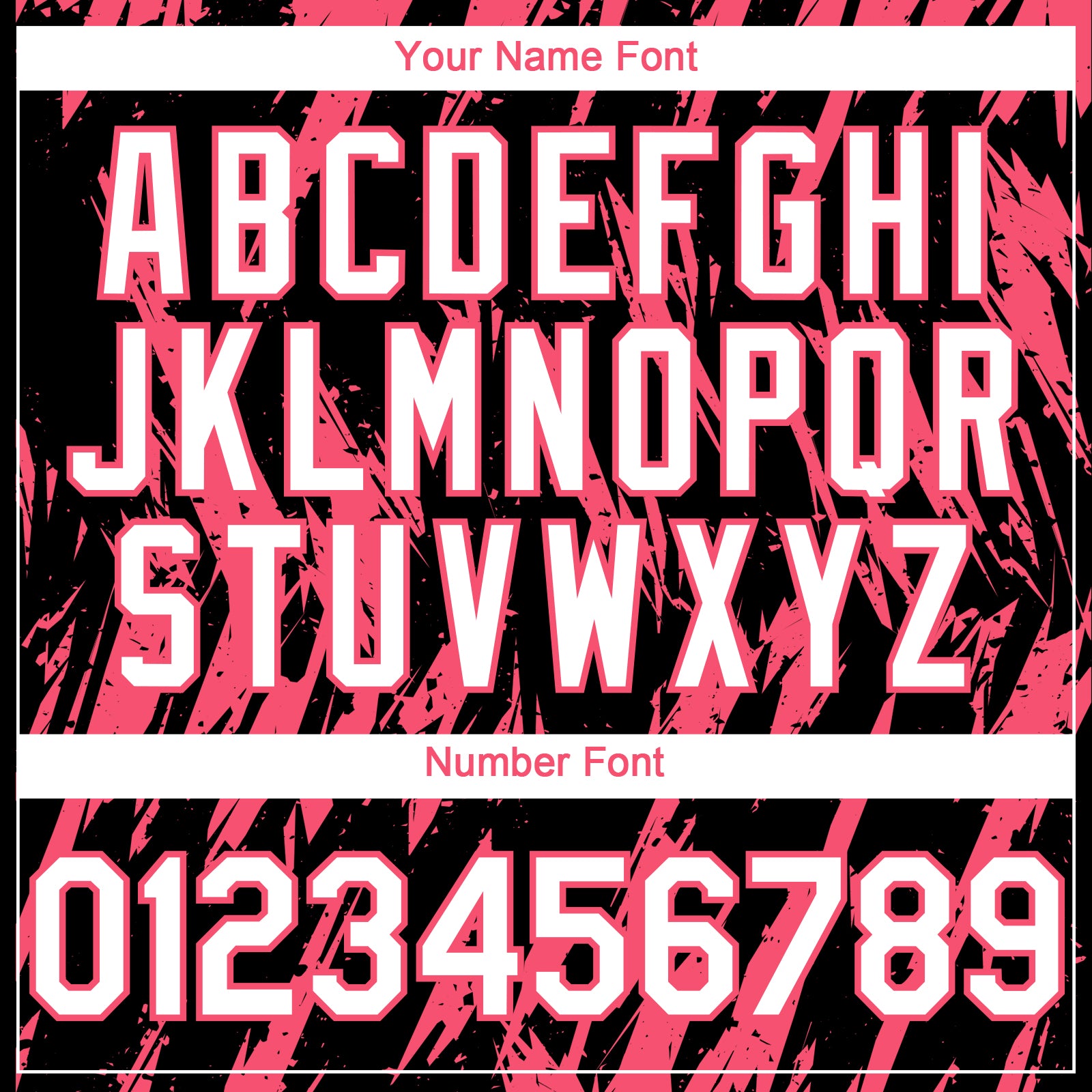 Custom Black White-Neon Pink Splatter Torn Sharp Brush Stroke Authentic Baseball Jersey view 5