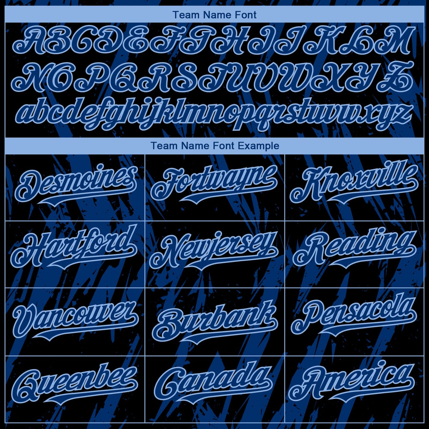 Custom Black US Navy Blue-Light Blue Splatter Torn Sharp Brush Stroke Authentic Baseball Jersey view 4