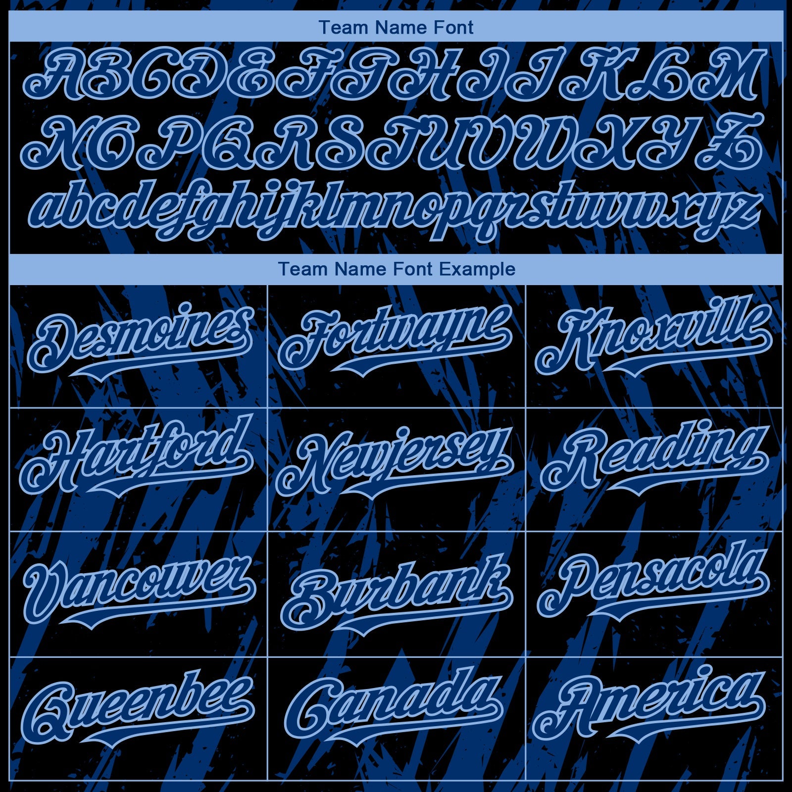 Custom Black US Navy Blue-Light Blue Splatter Torn Sharp Brush Stroke Authentic Baseball Jersey view 4