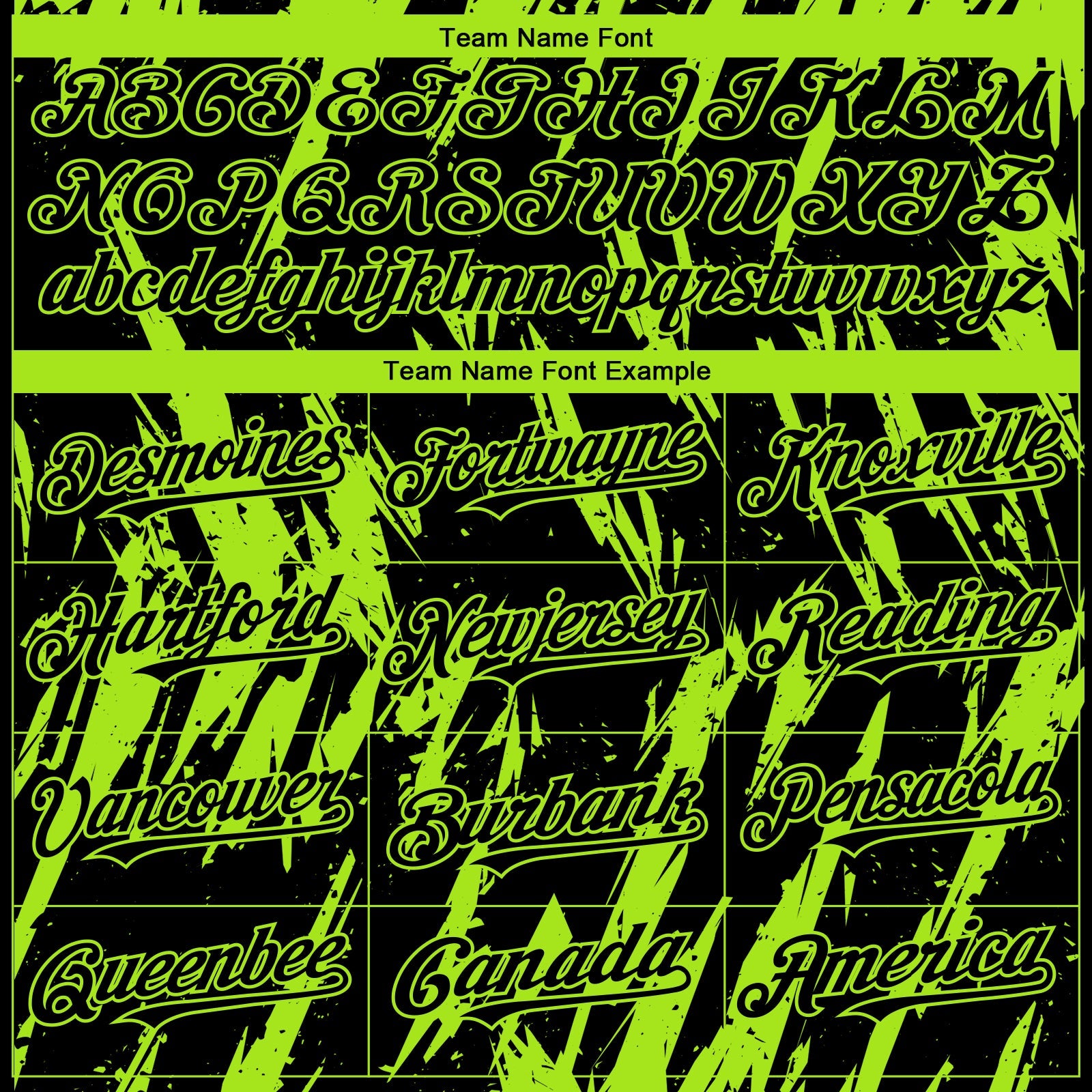 Custom Black Neon Green Splatter Torn Sharp Brush Stroke Authentic Baseball Jersey view 4