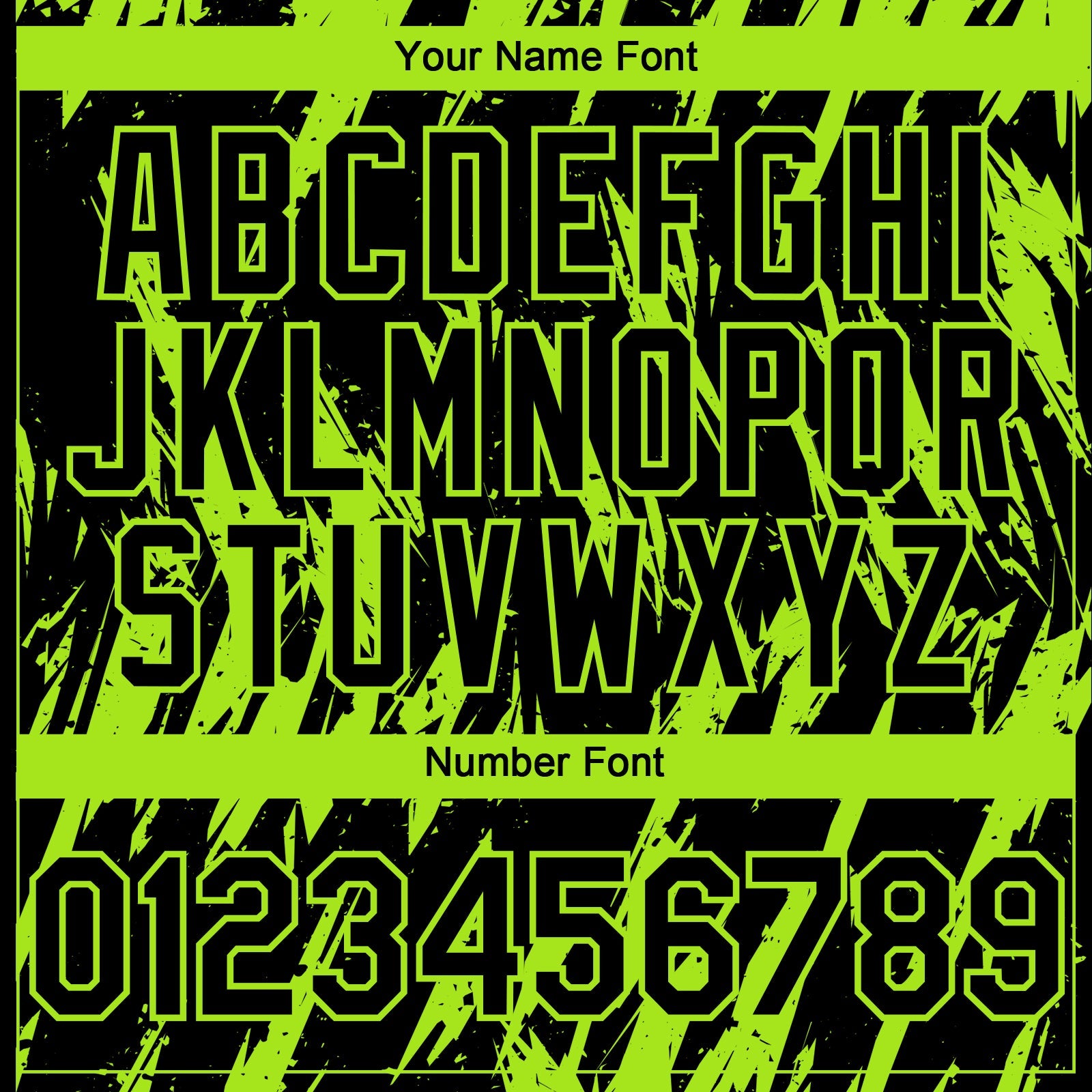 Custom Black Neon Green Splatter Torn Sharp Brush Stroke Authentic Baseball Jersey view 5