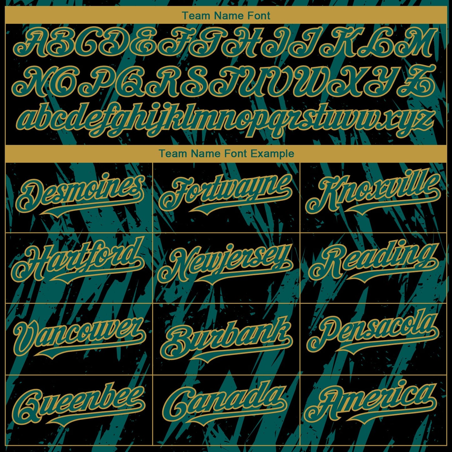 Custom Black Midnight Green-Old Gold Splatter Torn Sharp Brush Stroke Authentic Baseball Jersey view 4