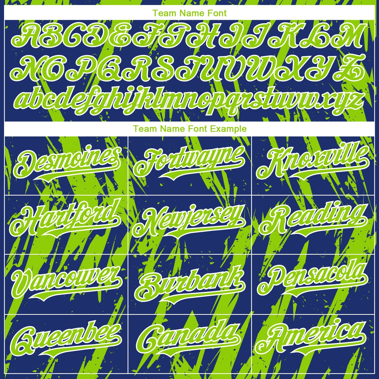 Custom Royal Neon Green-White Splatter Torn Sharp Brush Stroke Authentic Baseball Jersey view 4
