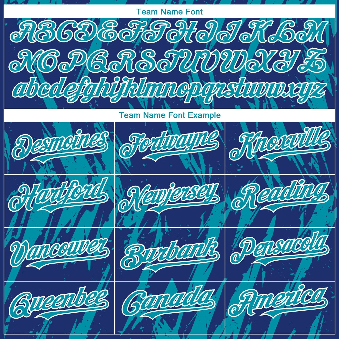 Custom Royal Teal-White Splatter Torn Sharp Brush Stroke Authentic Baseball Jersey view 4
