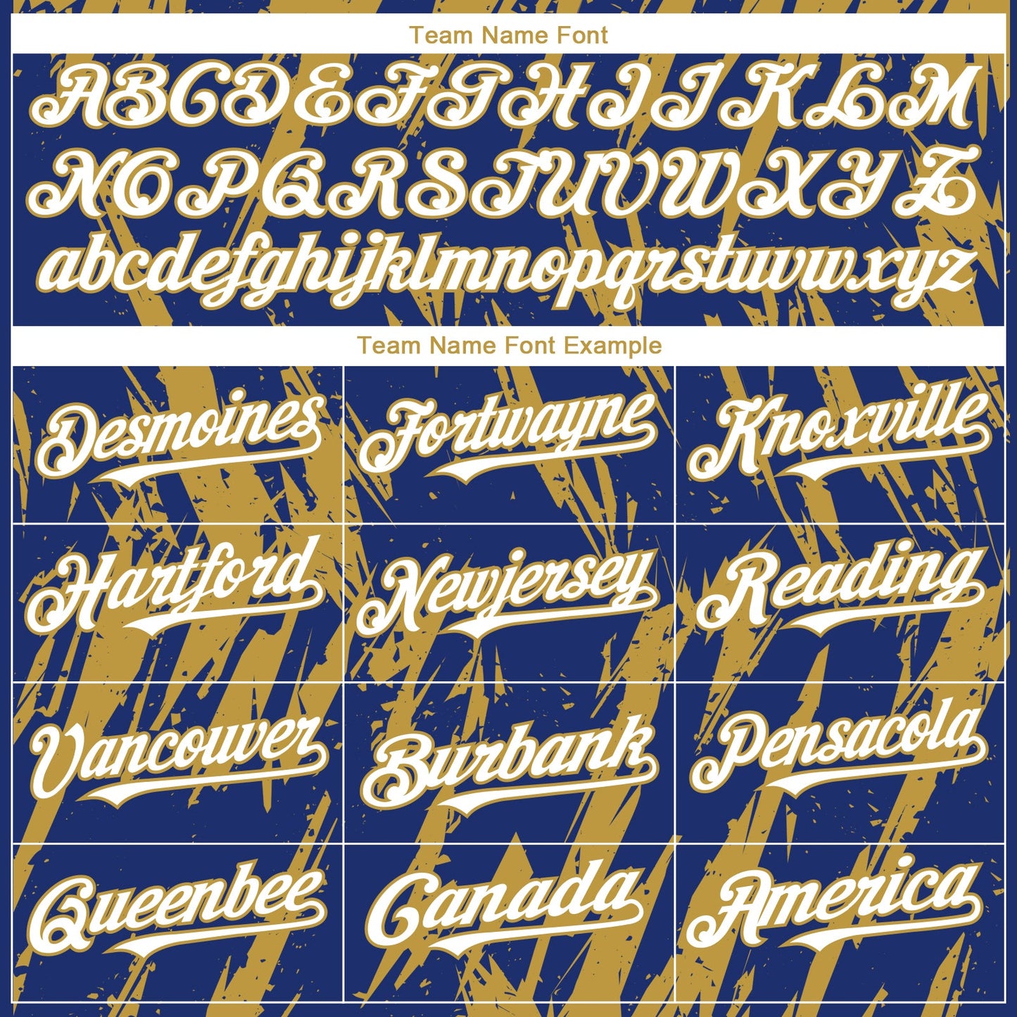 Custom Royal White-Old Gold Splatter Torn Sharp Brush Stroke Authentic Baseball Jersey view 4