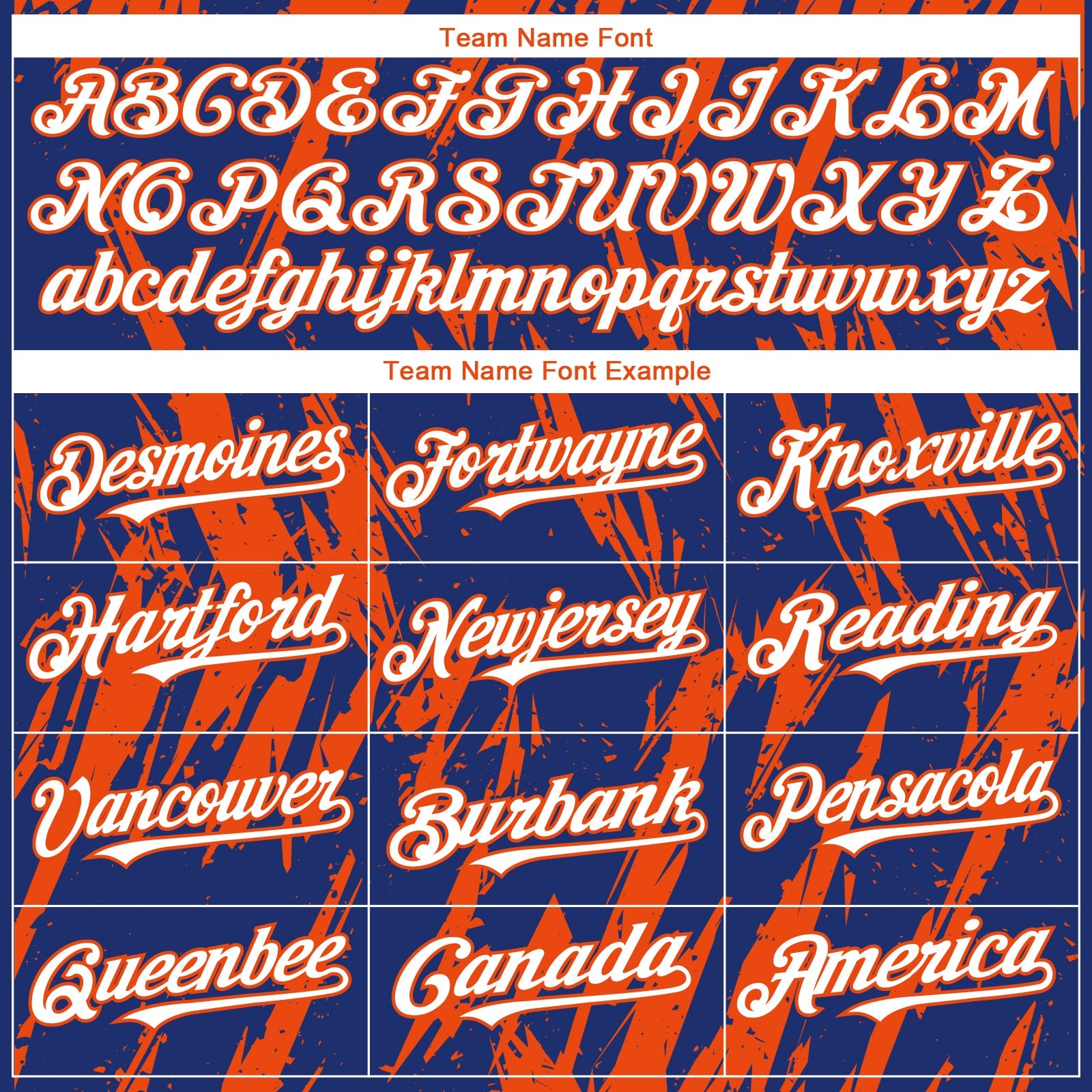 Custom Royal White-Orange Splatter Torn Sharp Brush Stroke Authentic Baseball Jersey view 4
