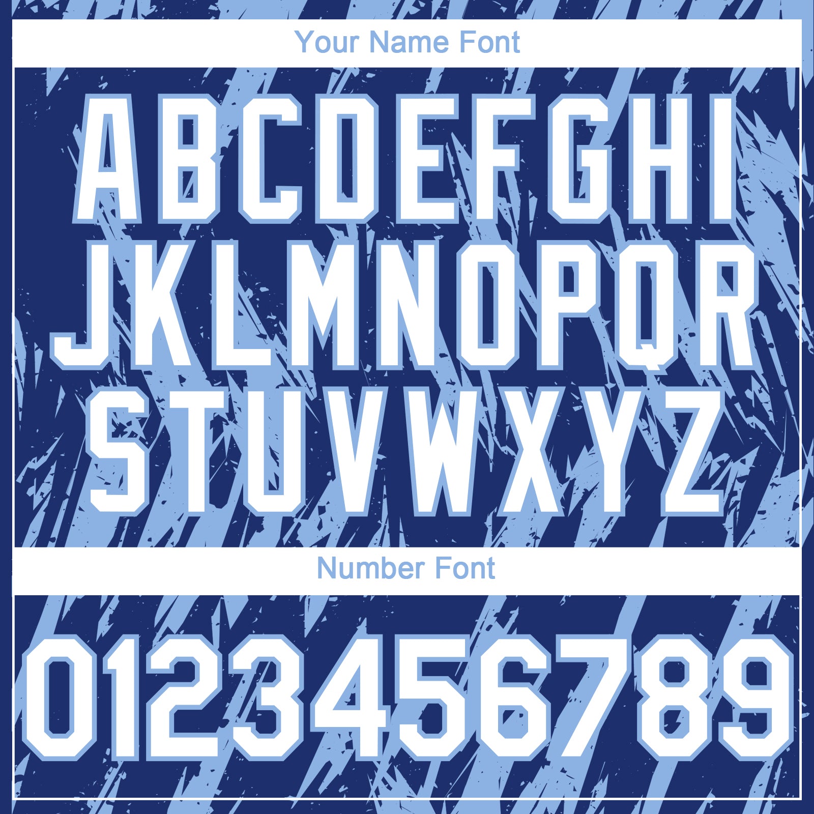 Custom Royal White-Light Blue Splatter Torn Sharp Brush Stroke Authentic Baseball Jersey view 5