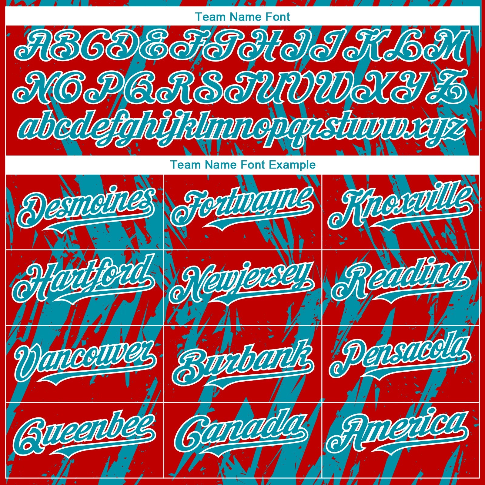 Custom Red Teal-White Splatter Torn Sharp Brush Stroke Authentic Baseball Jersey view 4