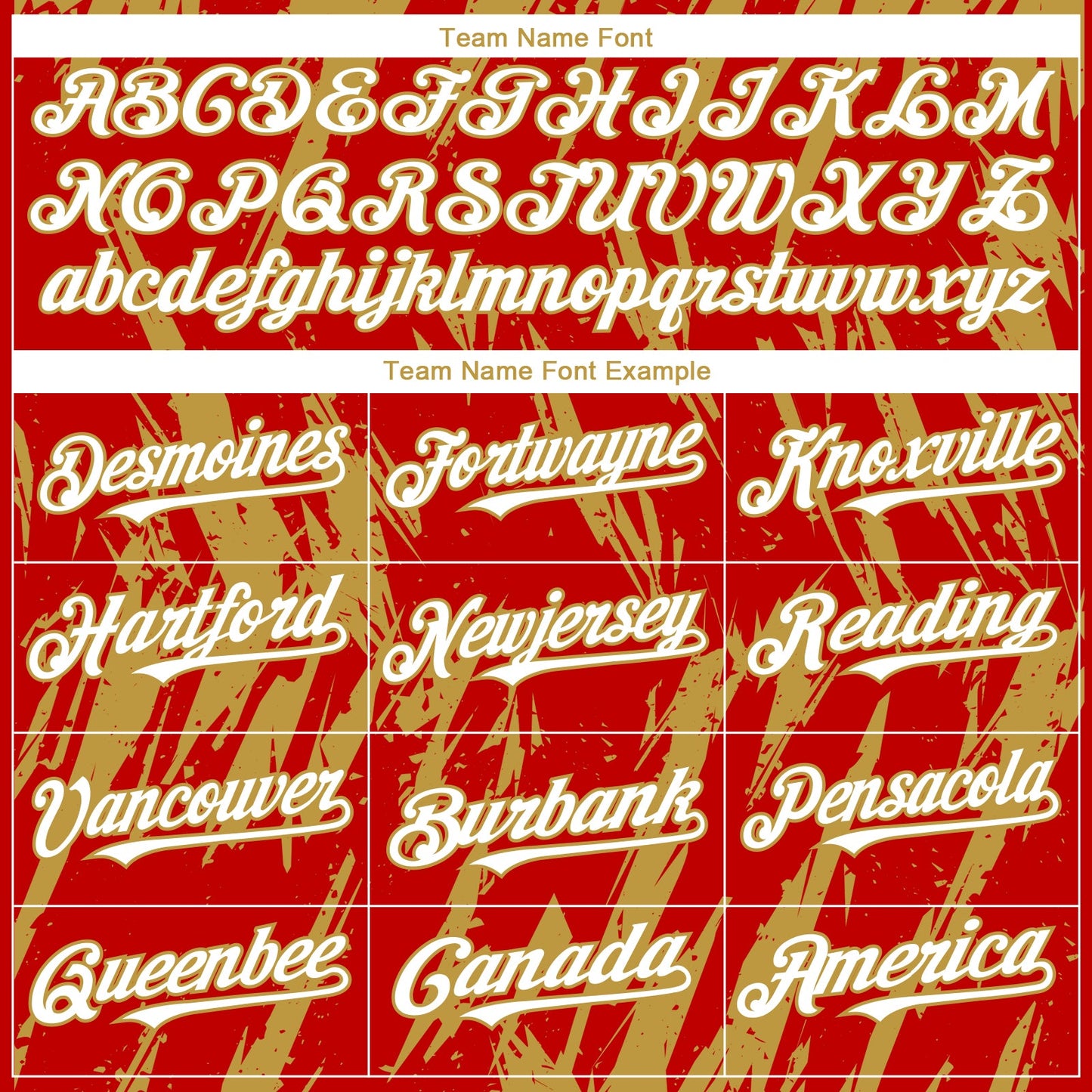 Custom Red White-Old Gold Splatter Torn Sharp Brush Stroke Authentic Baseball Jersey view 4
