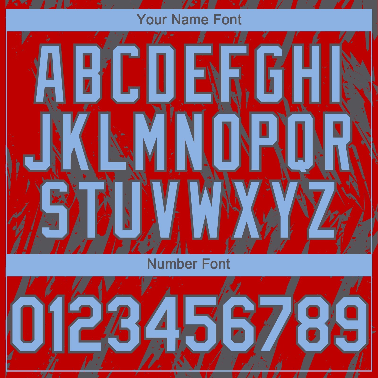 Custom Red Light Blue-Steel Gray Splatter Torn Sharp Brush Stroke Authentic Baseball Jersey view 5