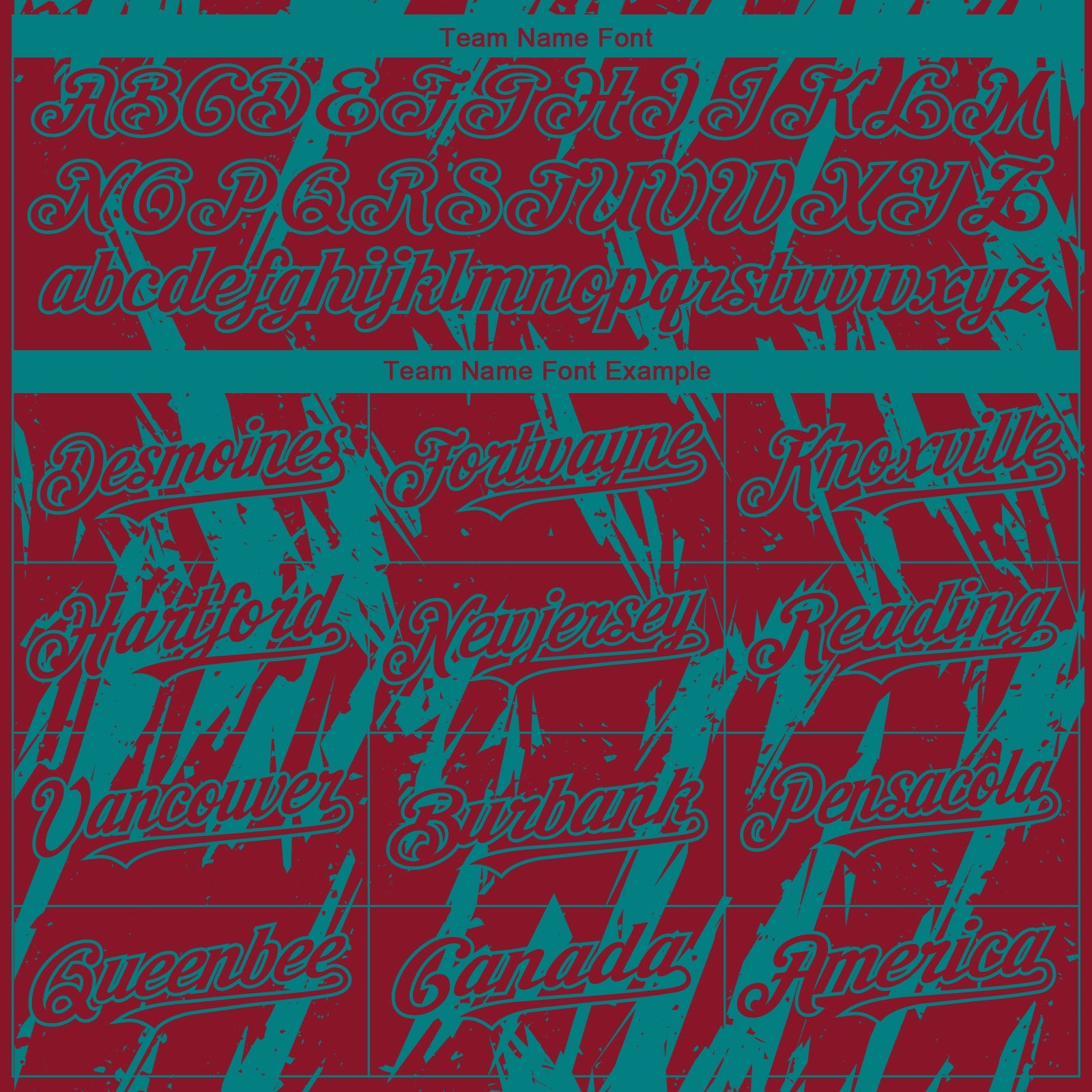 Custom Crimson Teal Splatter Torn Sharp Brush Stroke Authentic Baseball Jersey view 4