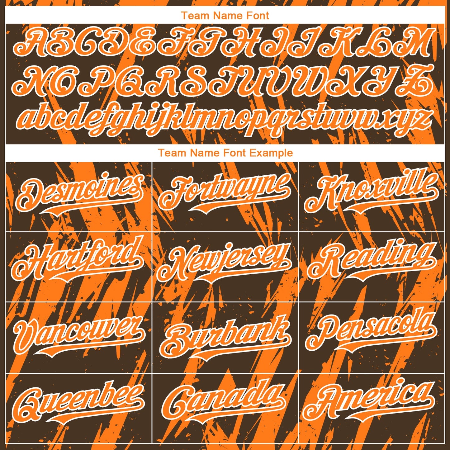 Custom Brown Bay Orange-White Splatter Torn Sharp Brush Stroke Authentic Baseball Jersey view 4