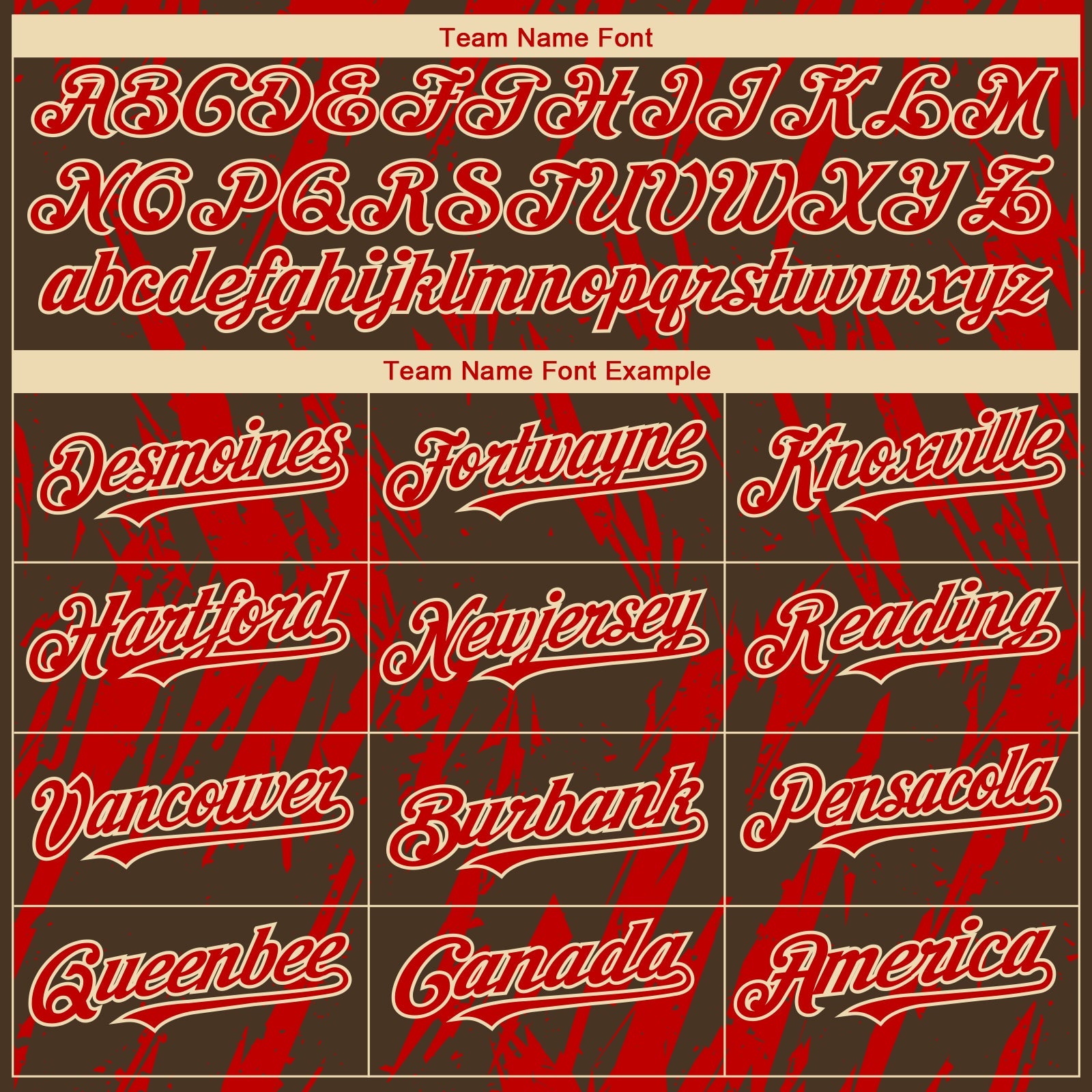 Custom Brown Red-White Splatter Torn Sharp Brush Stroke Authentic Baseball Jersey view 4