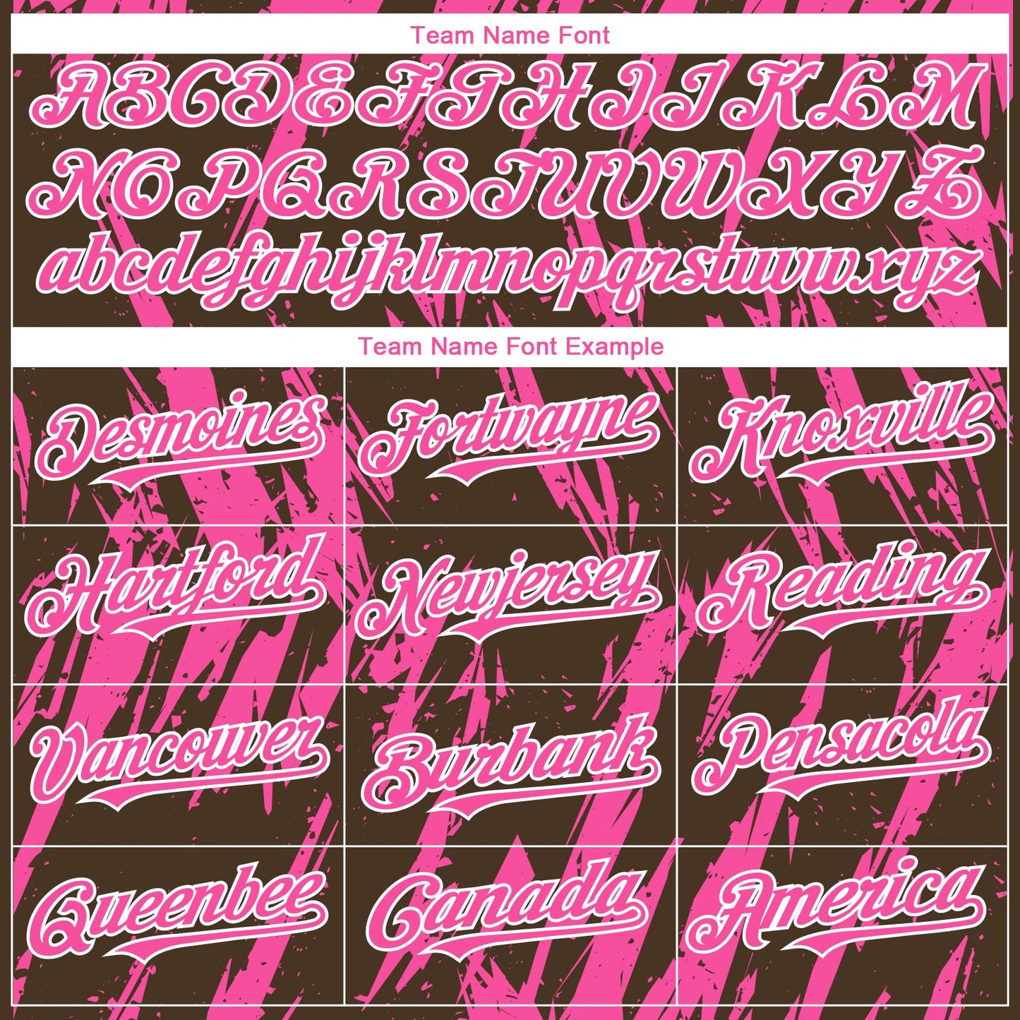Custom Brown Pink-White Splatter Torn Sharp Brush Stroke Authentic Baseball Jersey view 4