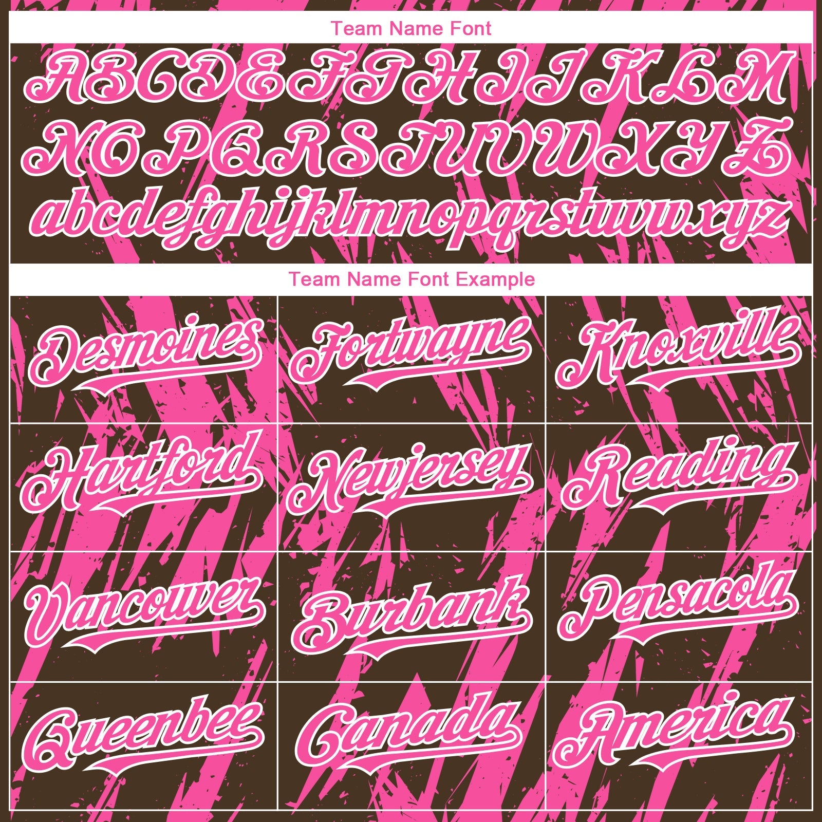 Custom Brown Pink-White Splatter Torn Sharp Brush Stroke Authentic Baseball Jersey view 4