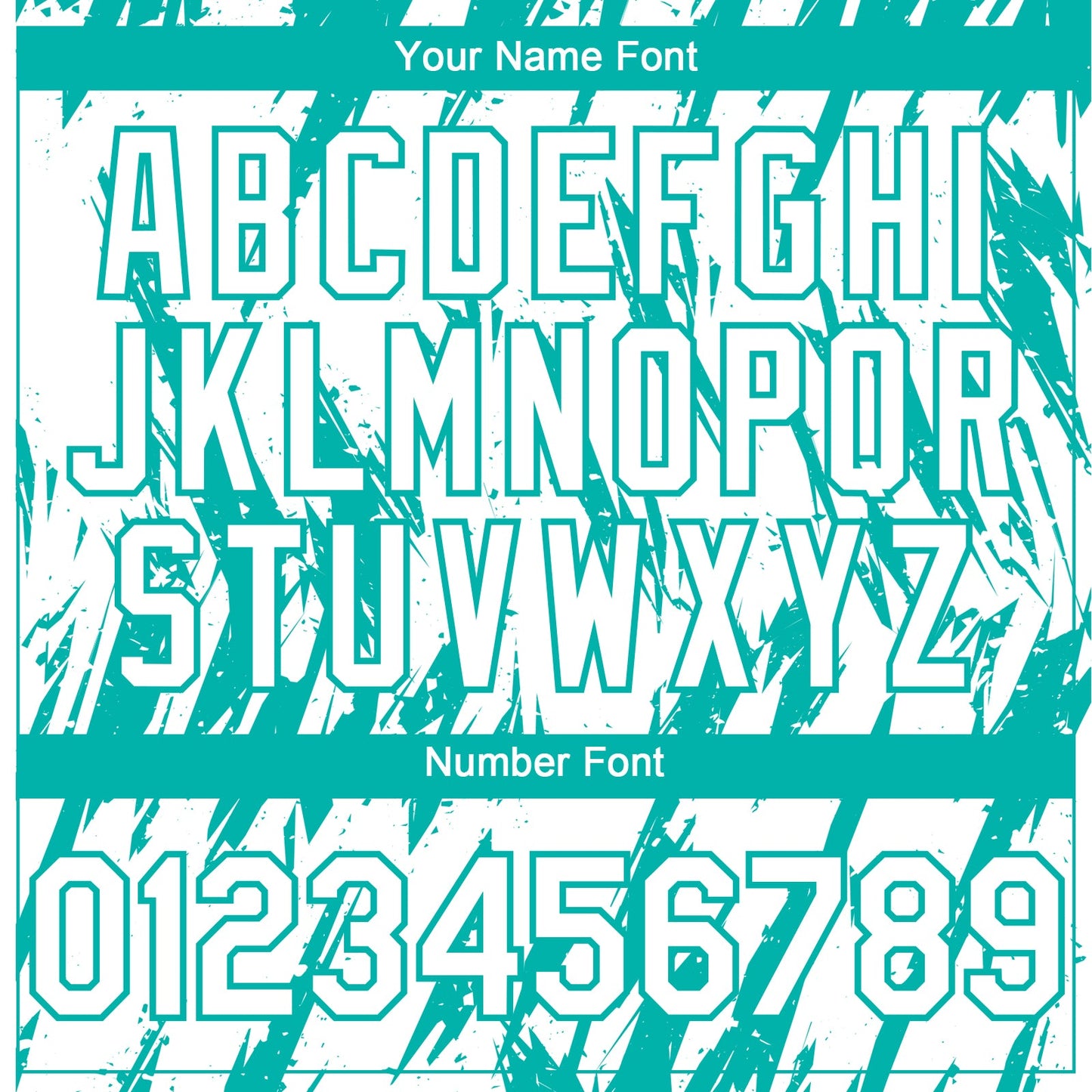 Custom White Aqua Splatter Torn Sharp Brush Stroke Authentic Baseball Jersey view 5