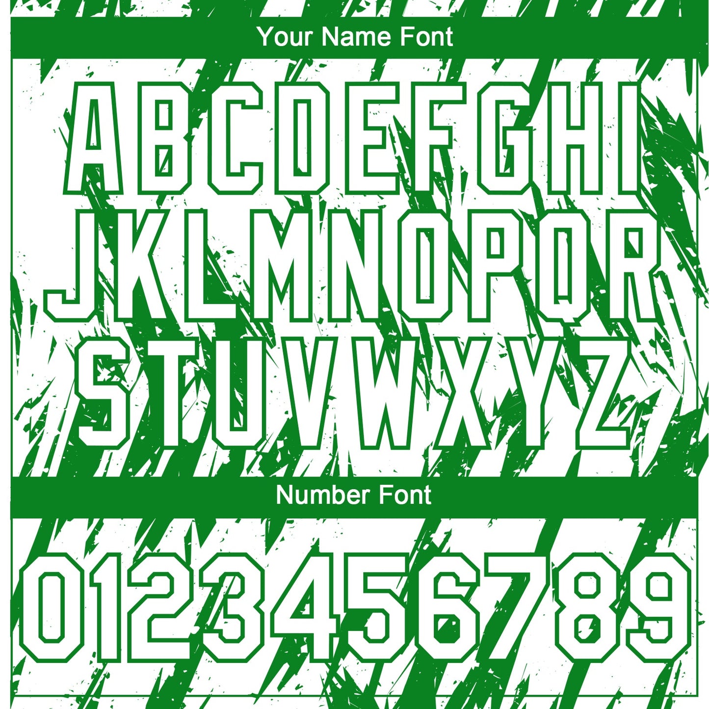 Custom White Grass Green Splatter Torn Sharp Brush Stroke Authentic Baseball Jersey view 5